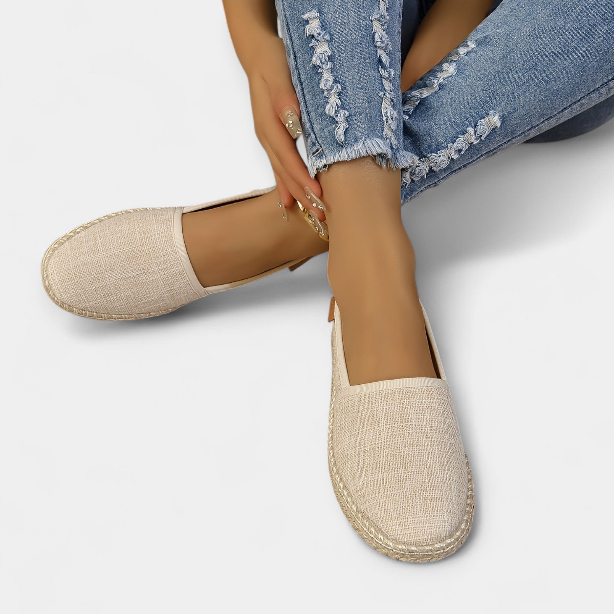 OANA | Pantofi slip-on din in