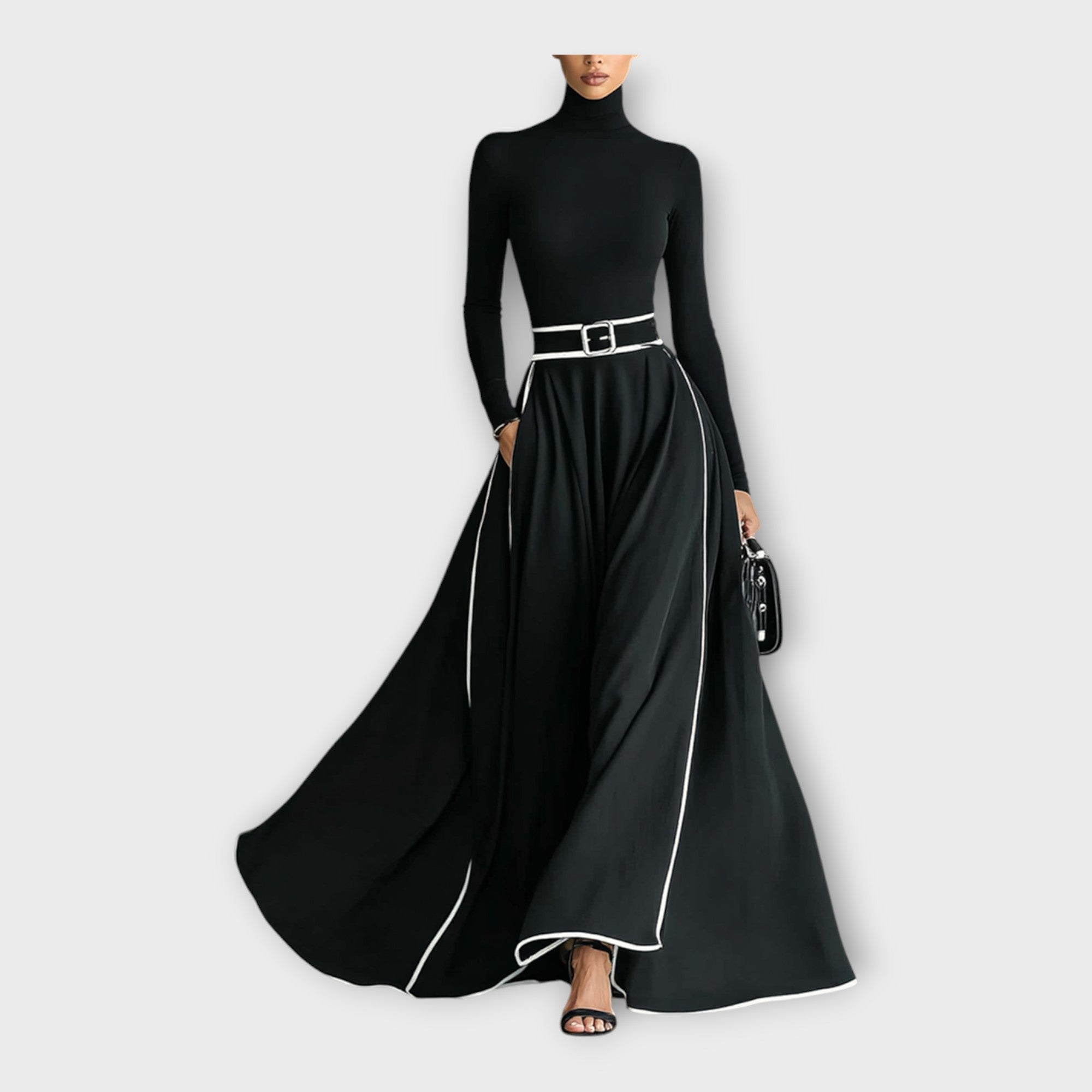 ADRIANA | Rochie lungă minimală