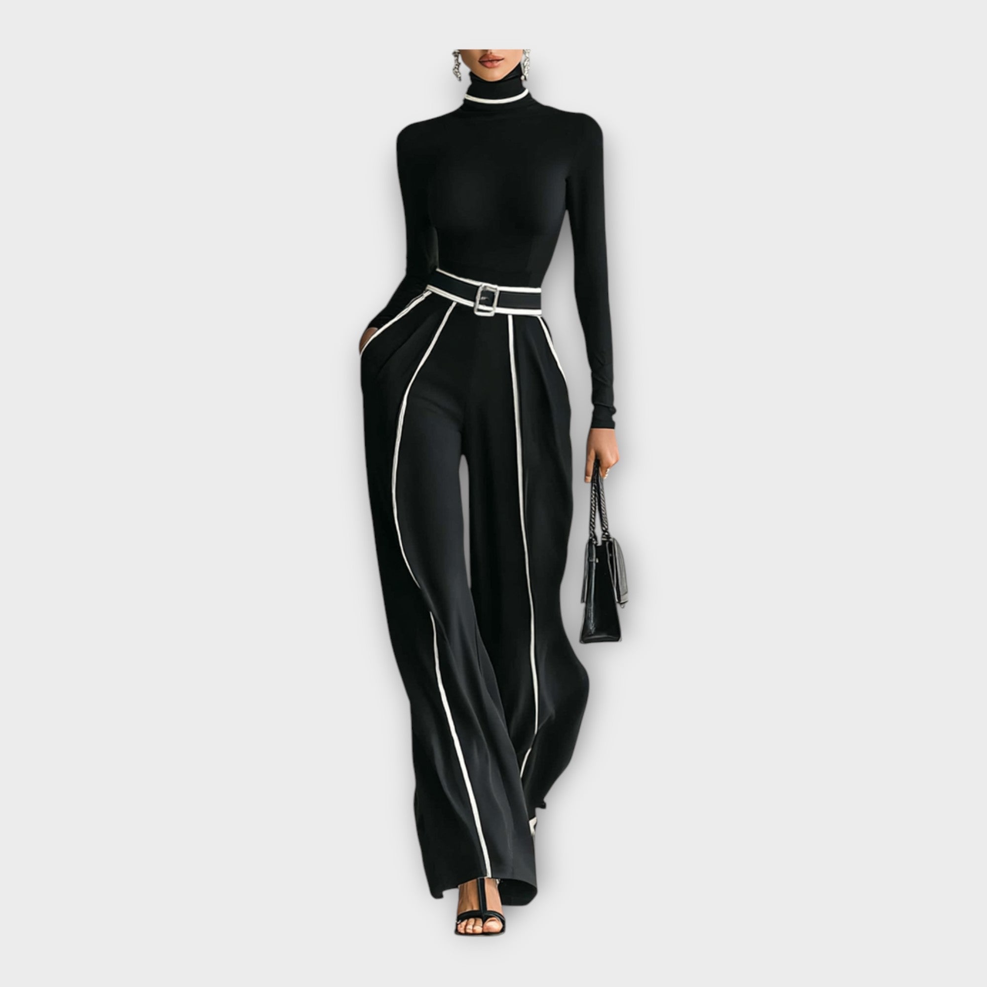 MIRUNA | Salopetă elegantă minimalistă