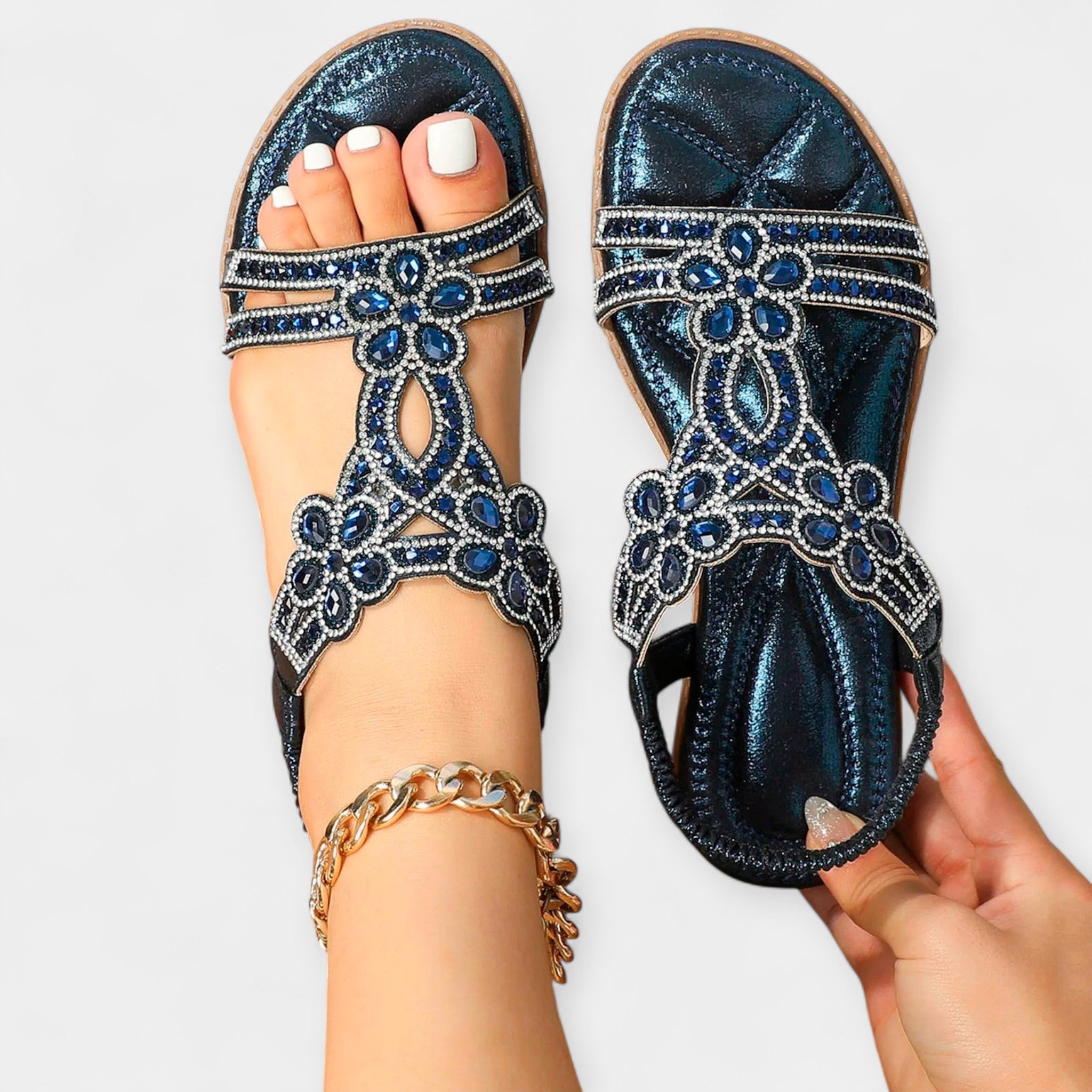 CORINA | Sandale ortopedice stil etnic