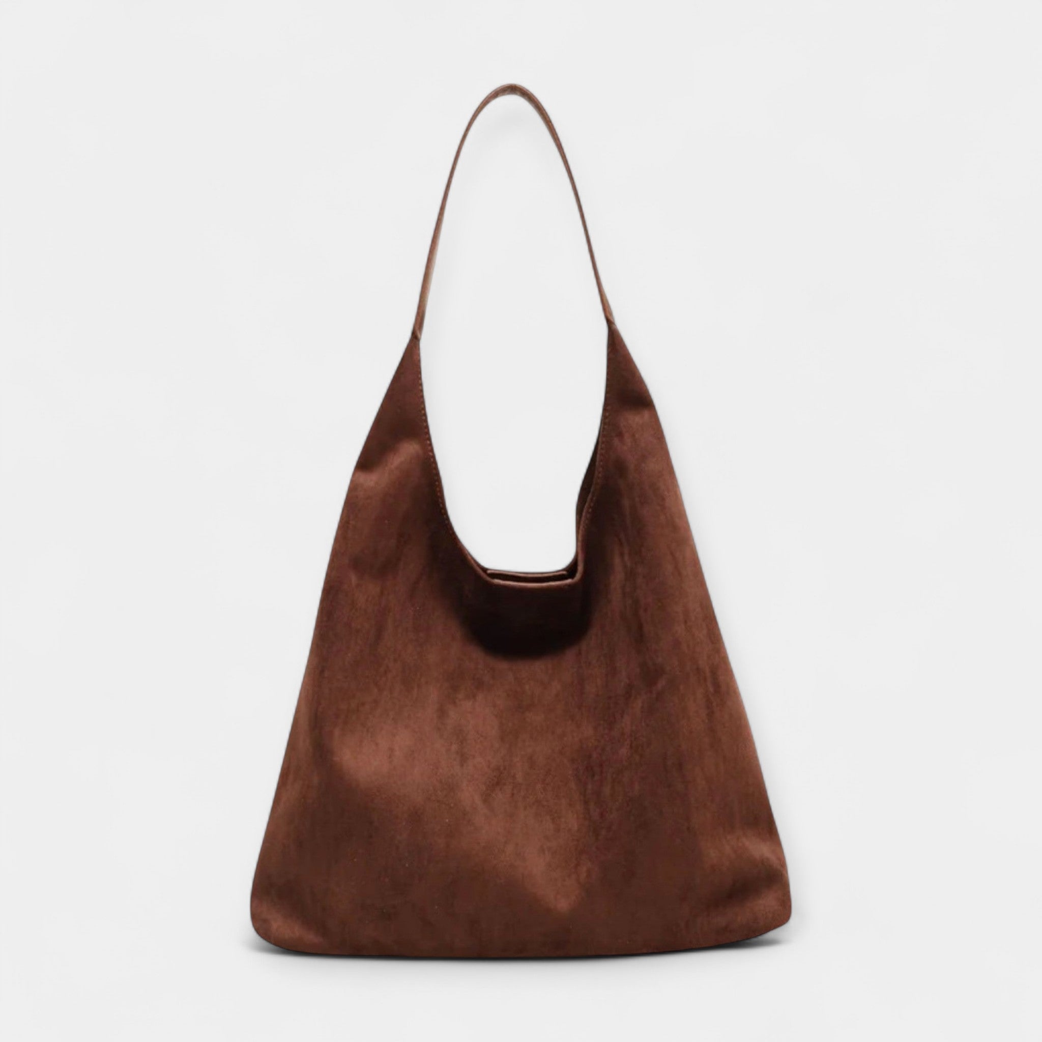 PAULA | Geantă hobo din suede