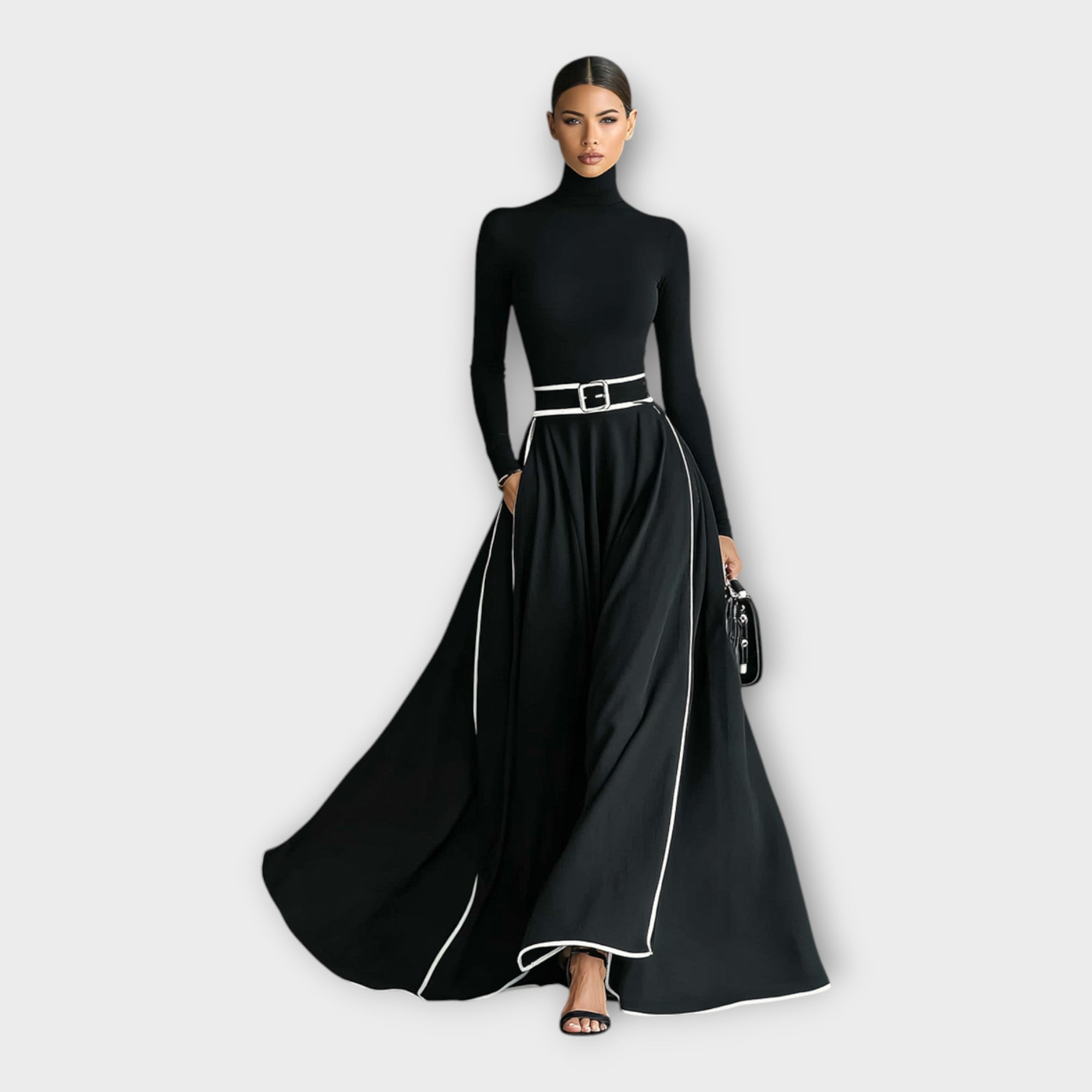 ADRIANA | Rochie lungă minimală