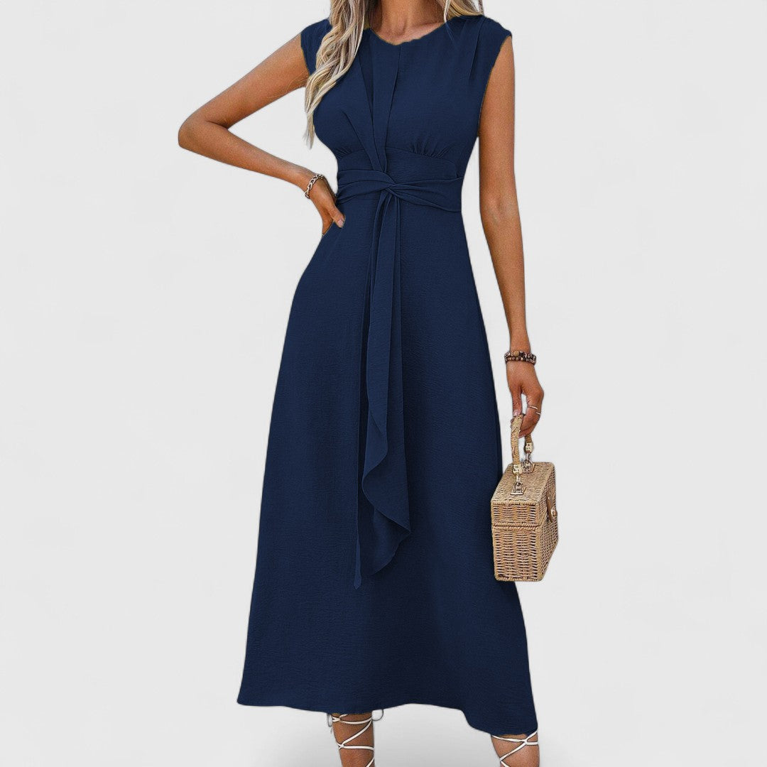 PENELOPA | Rochie maxi vaporoasă fără mâneci
