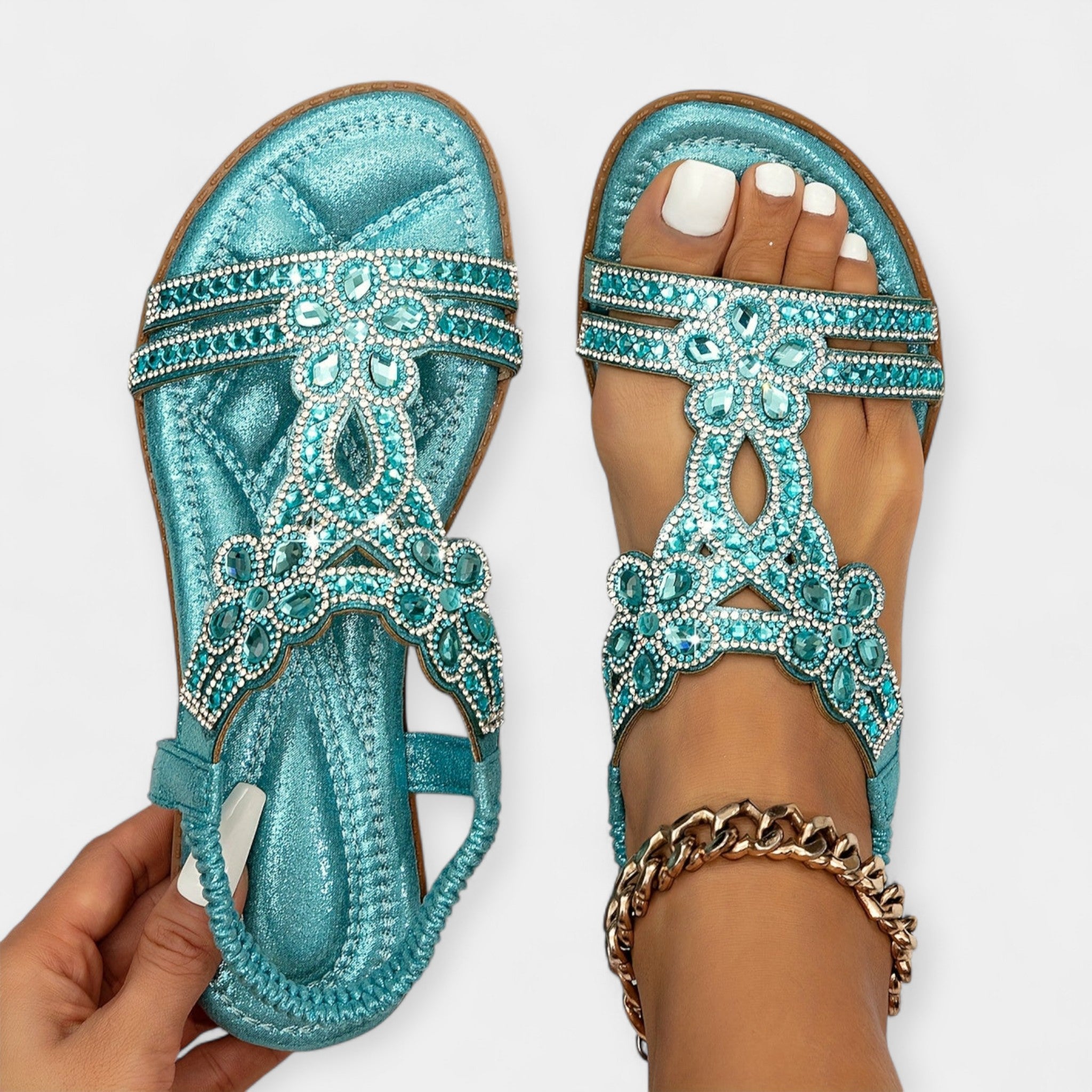 CORINA | Sandale ortopedice stil etnic