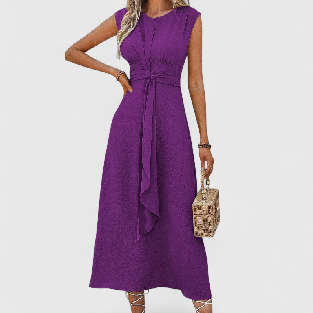 PENELOPA | Rochie maxi vaporoasă fără mâneci