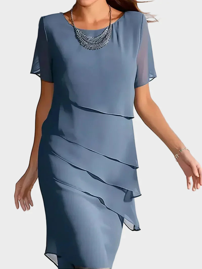 ALINA | Rochie elegantă cu straturi