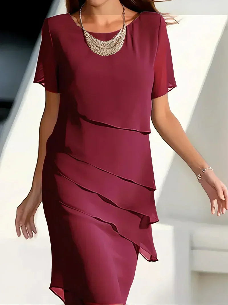 ALINA | Rochie elegantă cu straturi