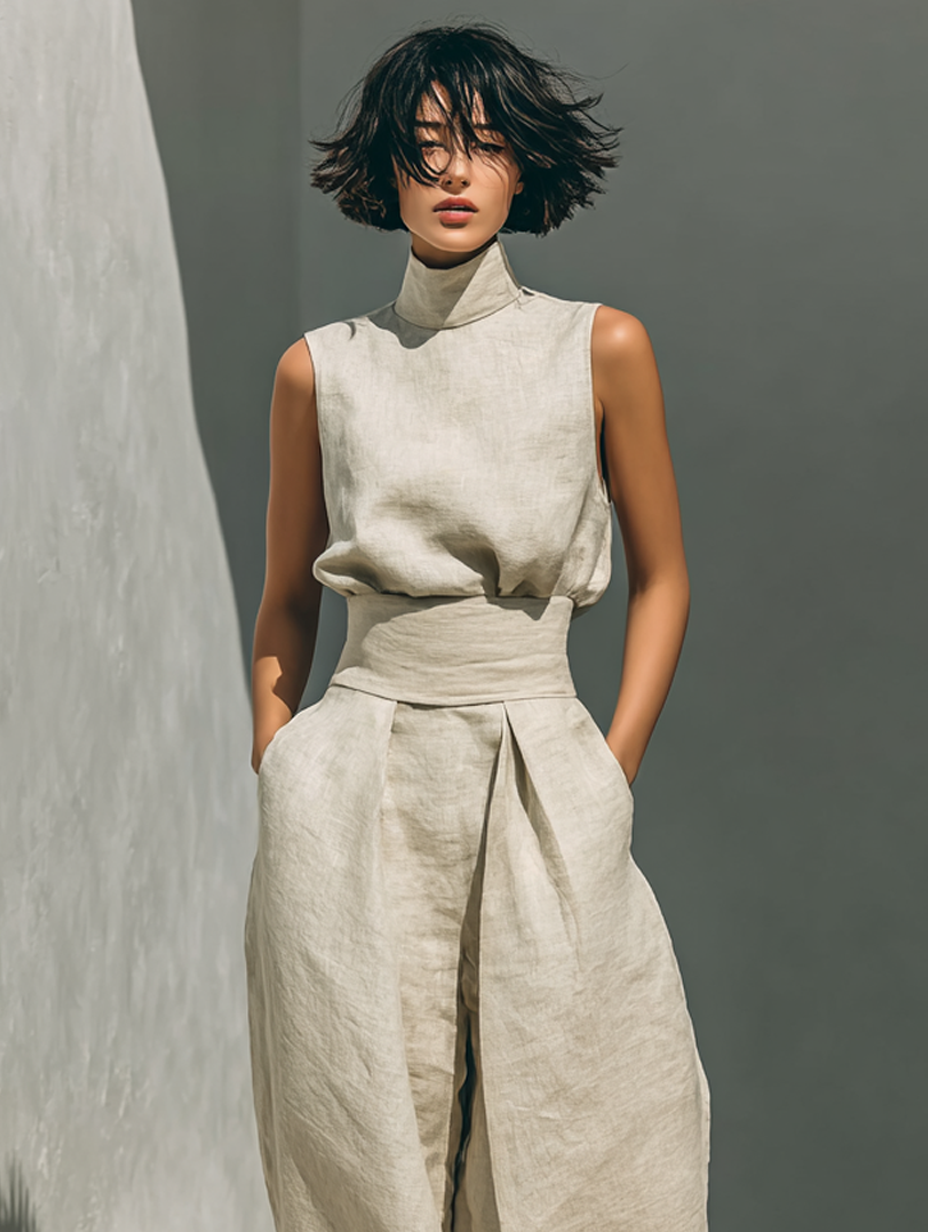 LILIANA | Compleu cu pantaloni largi