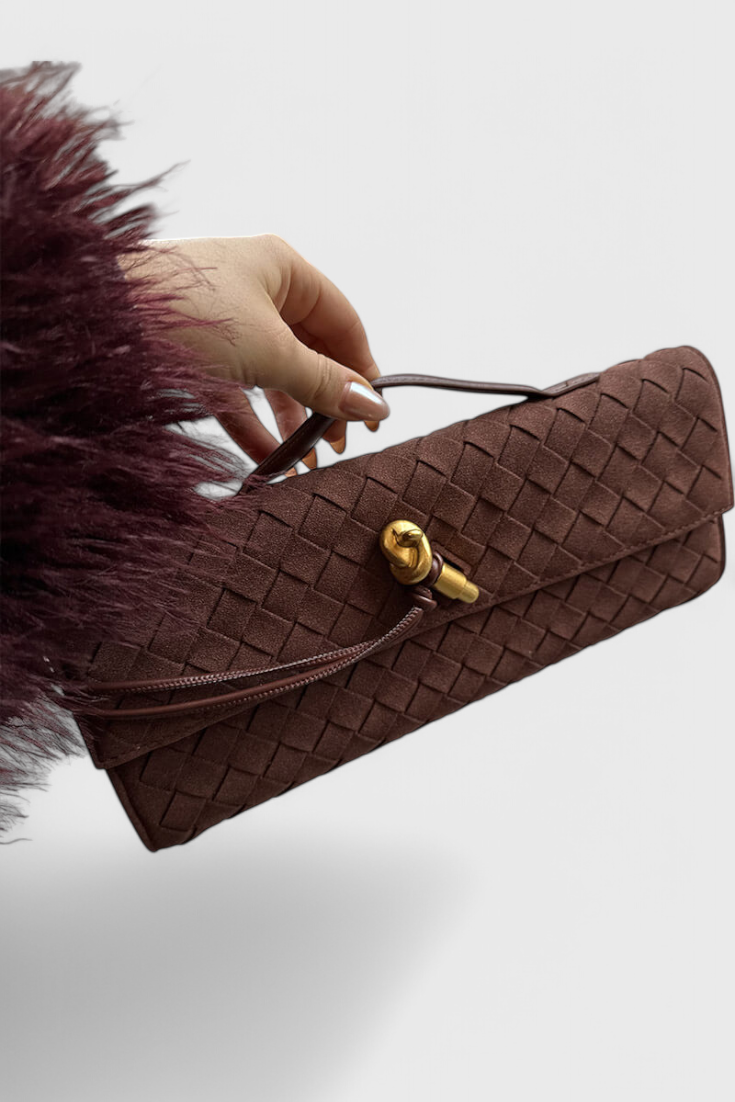 EVELINA | Rucsac structurat din suede
