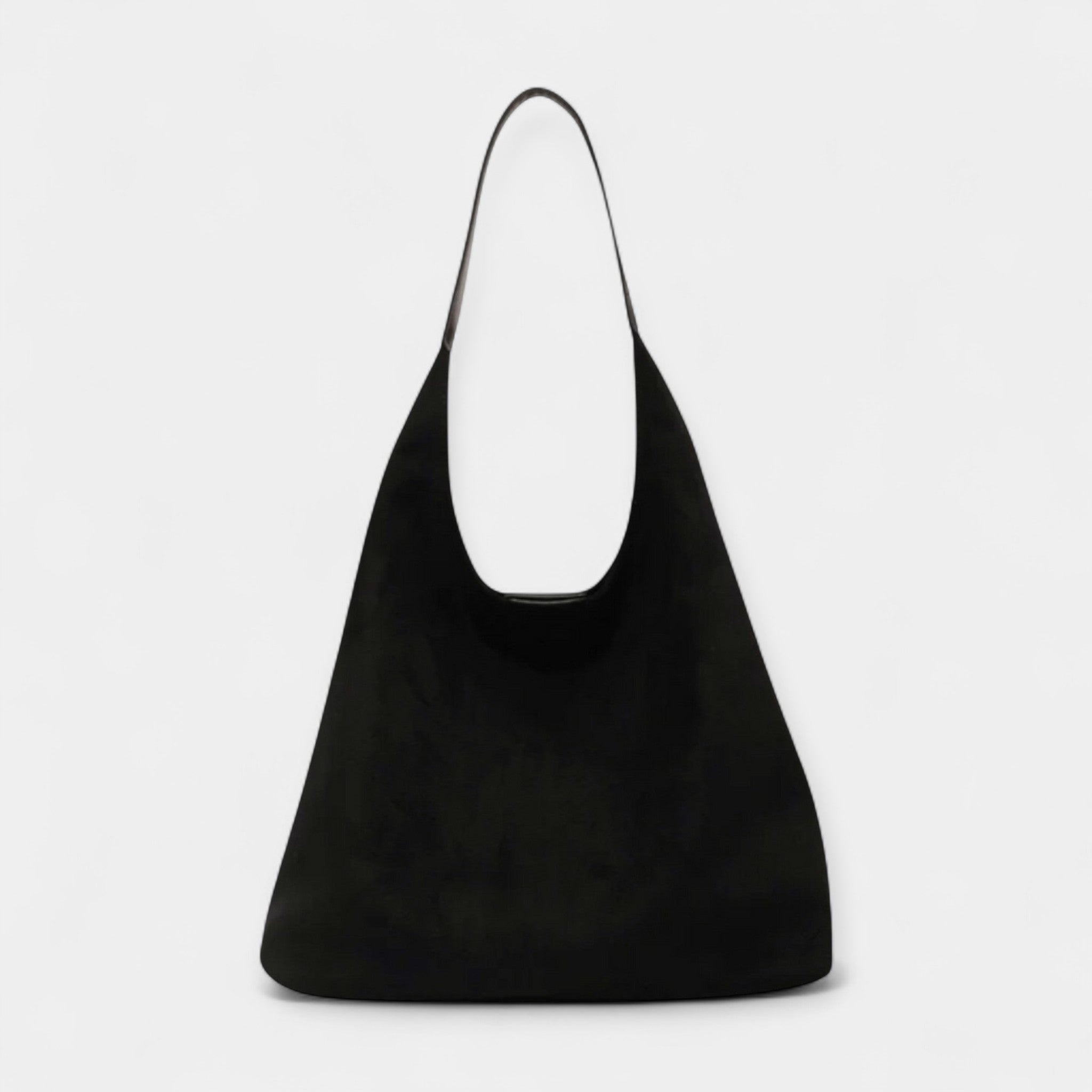 PAULA | Geantă hobo din suede