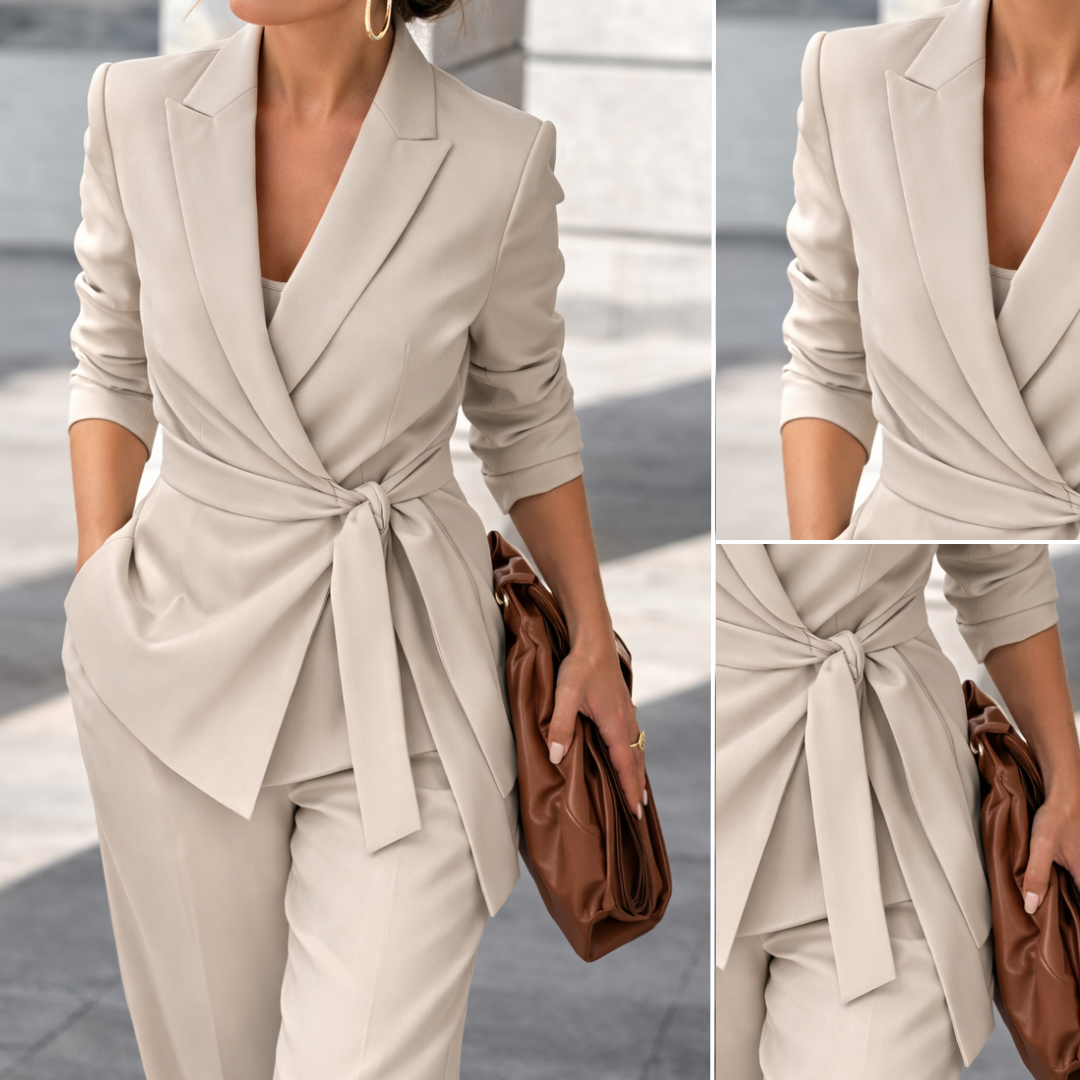 WERONIKA | Costum cu pantaloni largi
