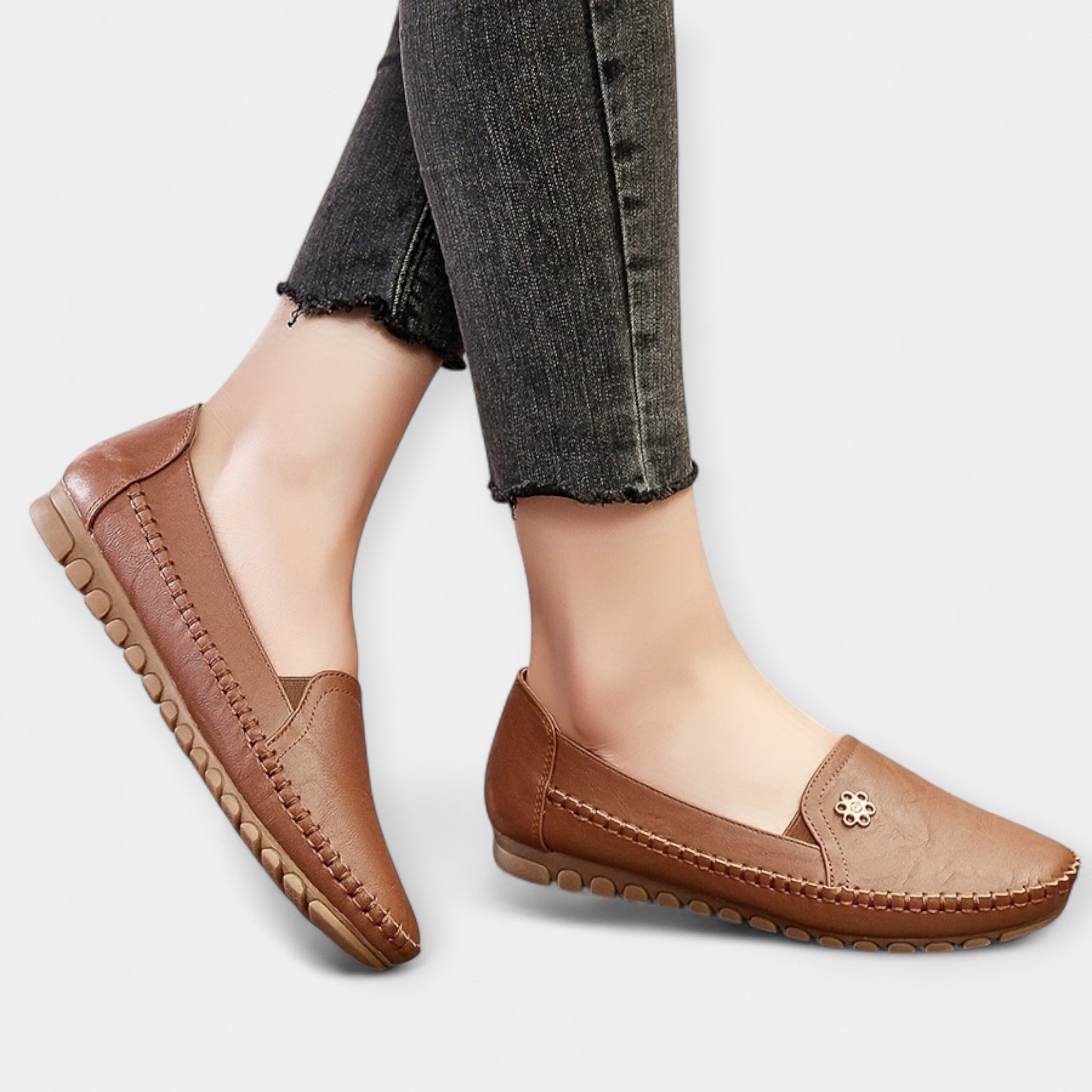 CRISTINA | Pantofi slip-on cu talpă moale