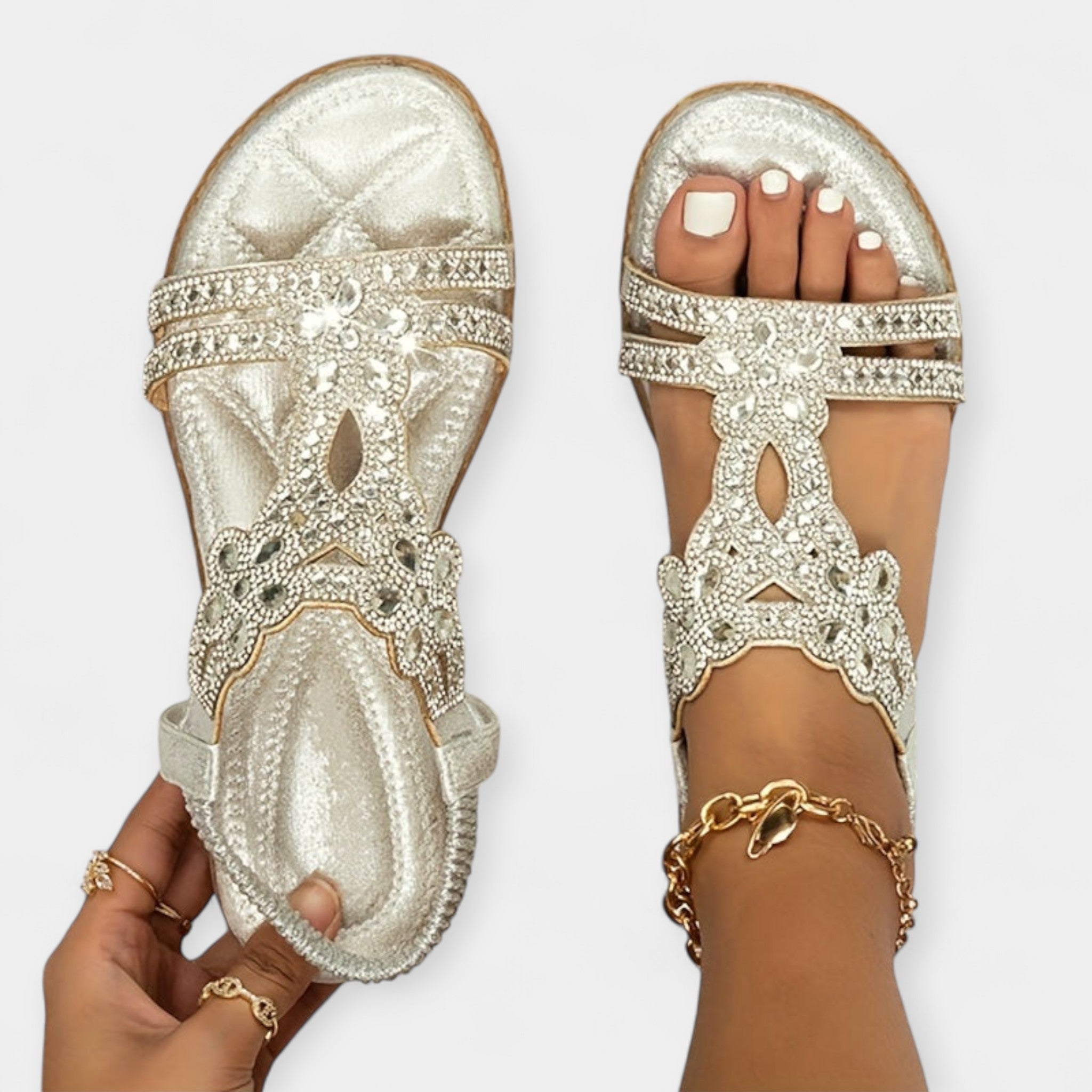 CORINA | Sandale ortopedice stil etnic