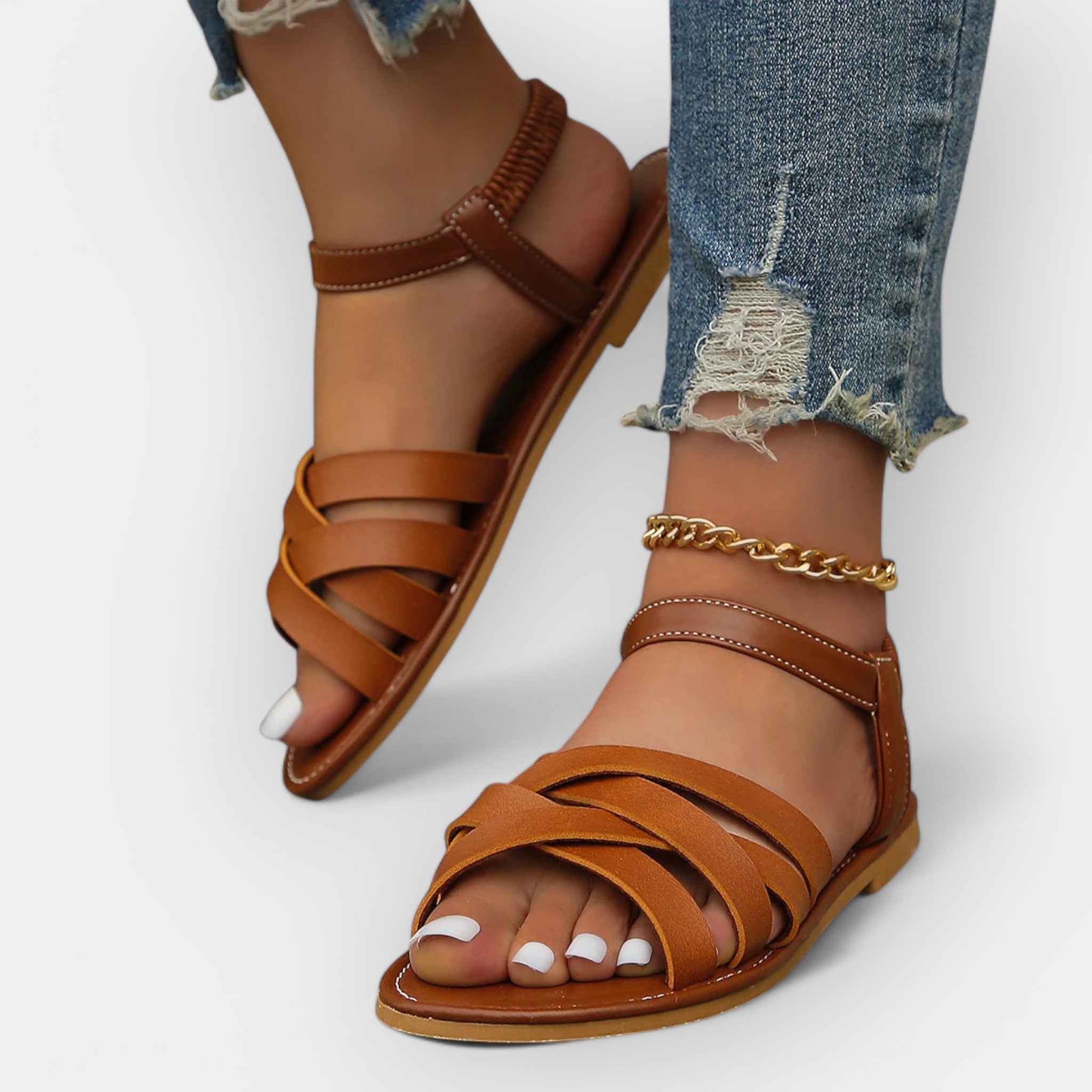 MARA | Sandale handmade cu bretele