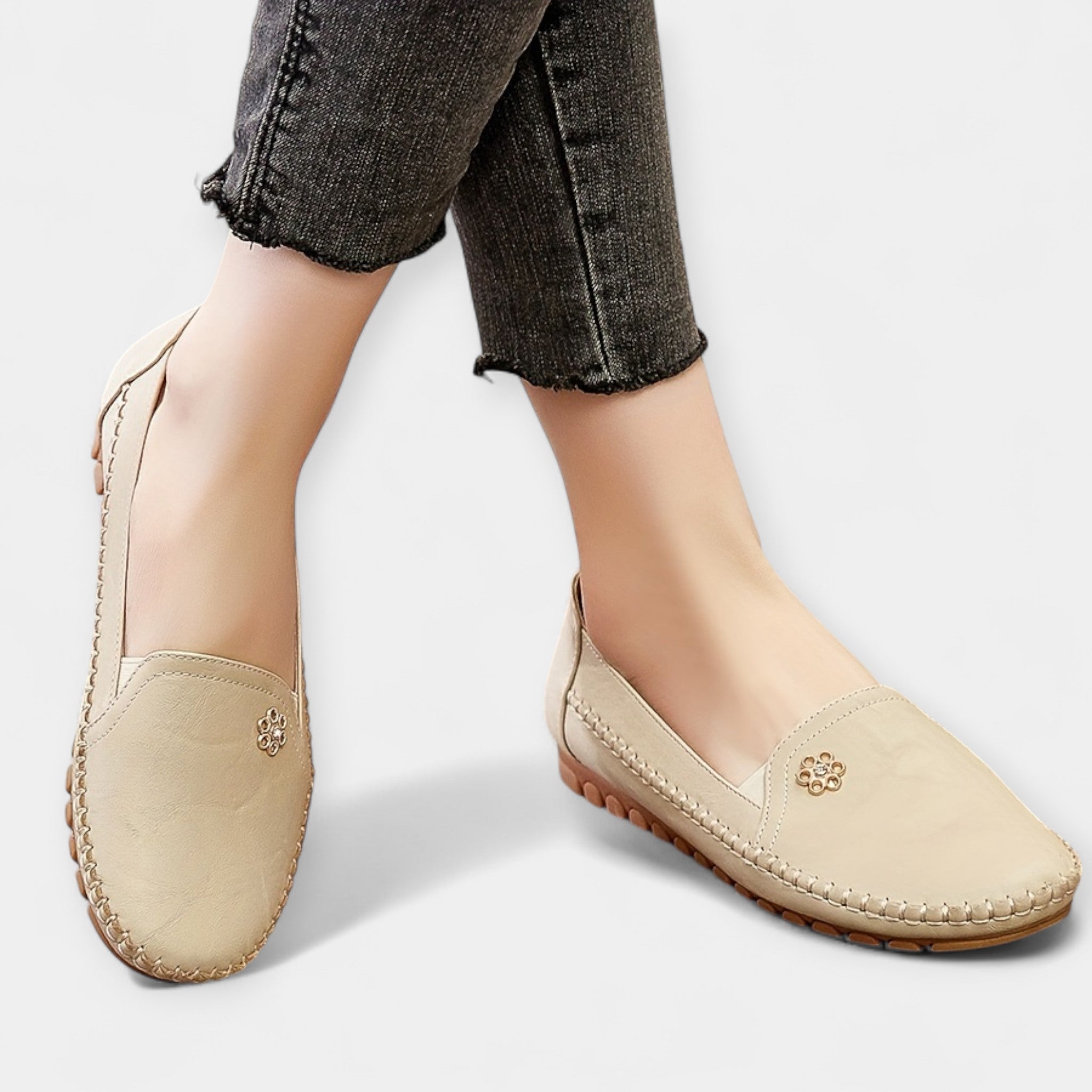 OANA | Pantofi slip-on din in