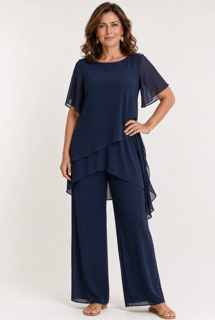 AURORA | Compleu cu pantaloni palazzo