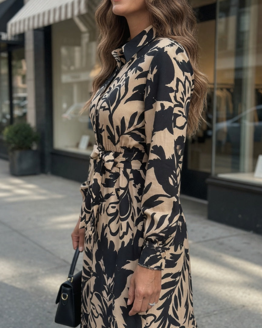 SOPHIA | Rochie midi cu imprimeu floral