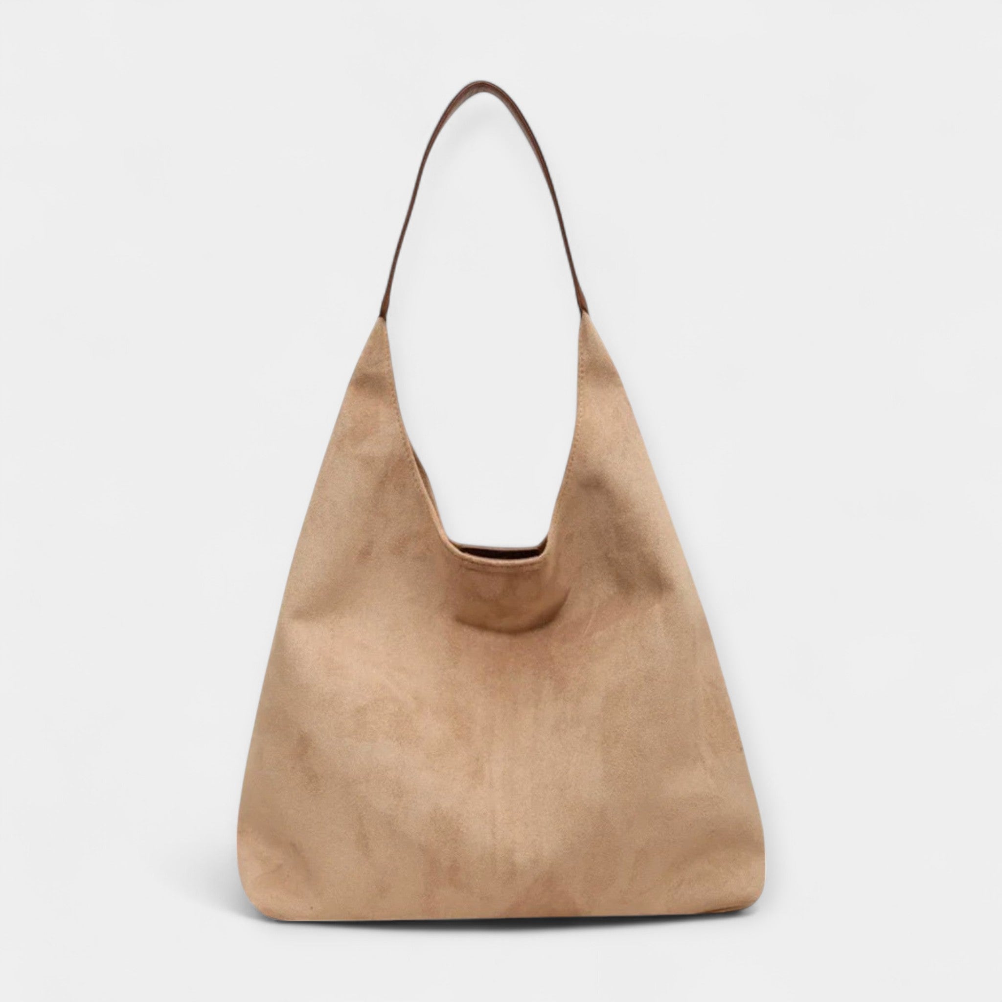 PAULA | Geantă hobo din suede