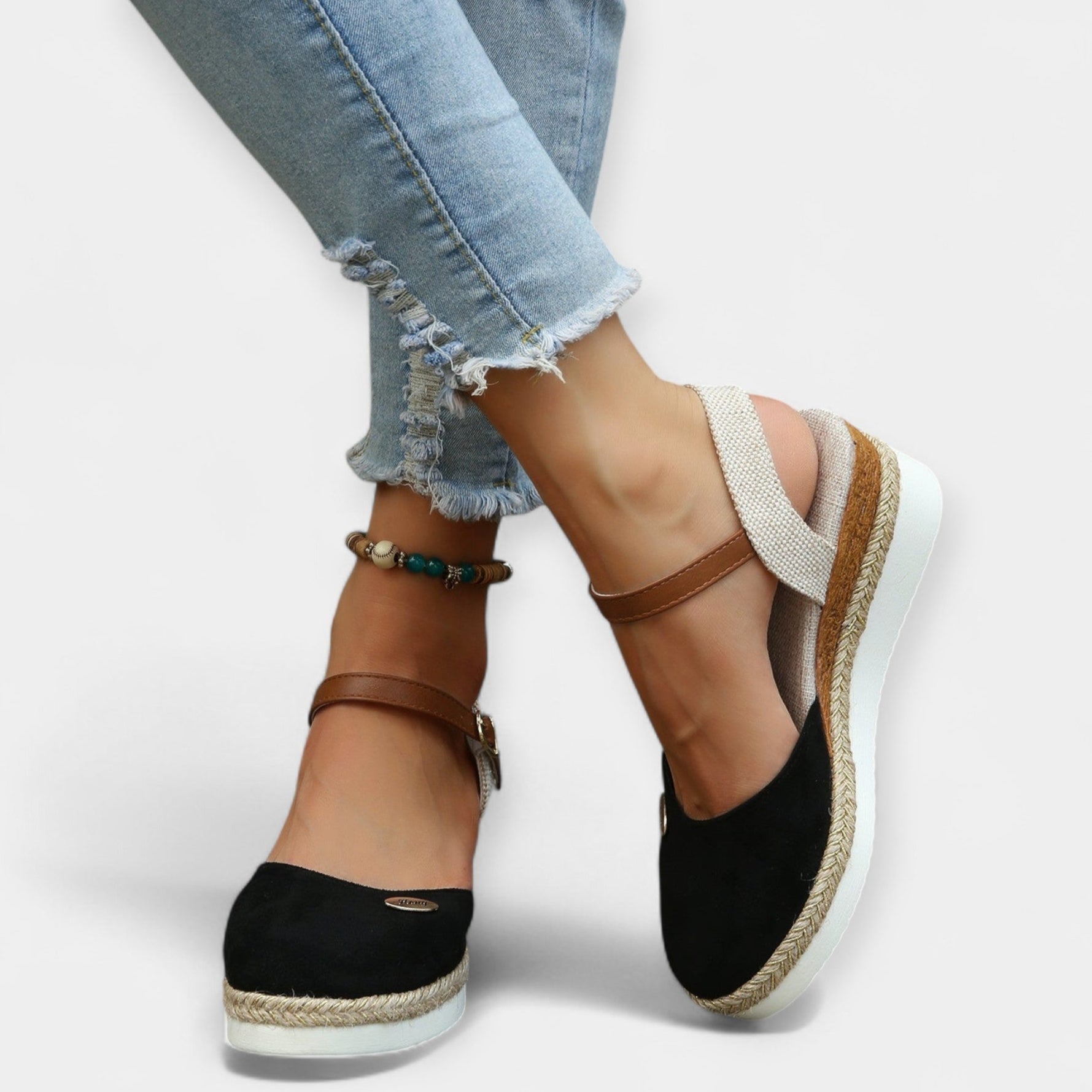 MONICA | Espadrile ortopedice comode