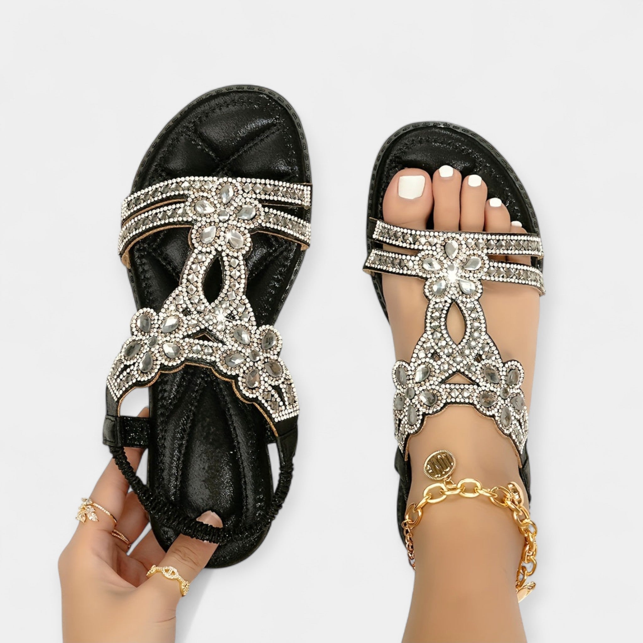 CORINA | Sandale ortopedice stil etnic