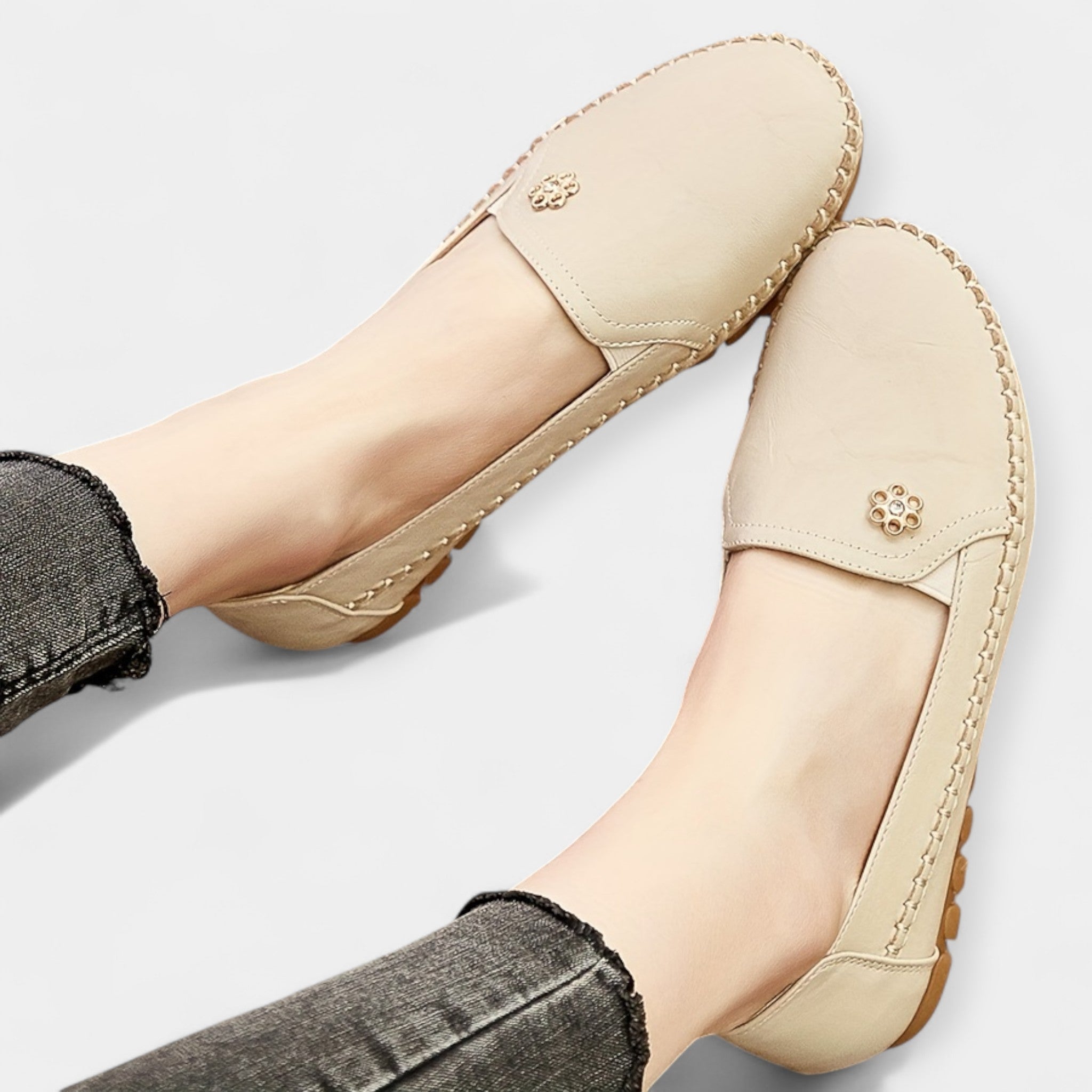 CRISTINA | Pantofi slip-on cu talpă moale
