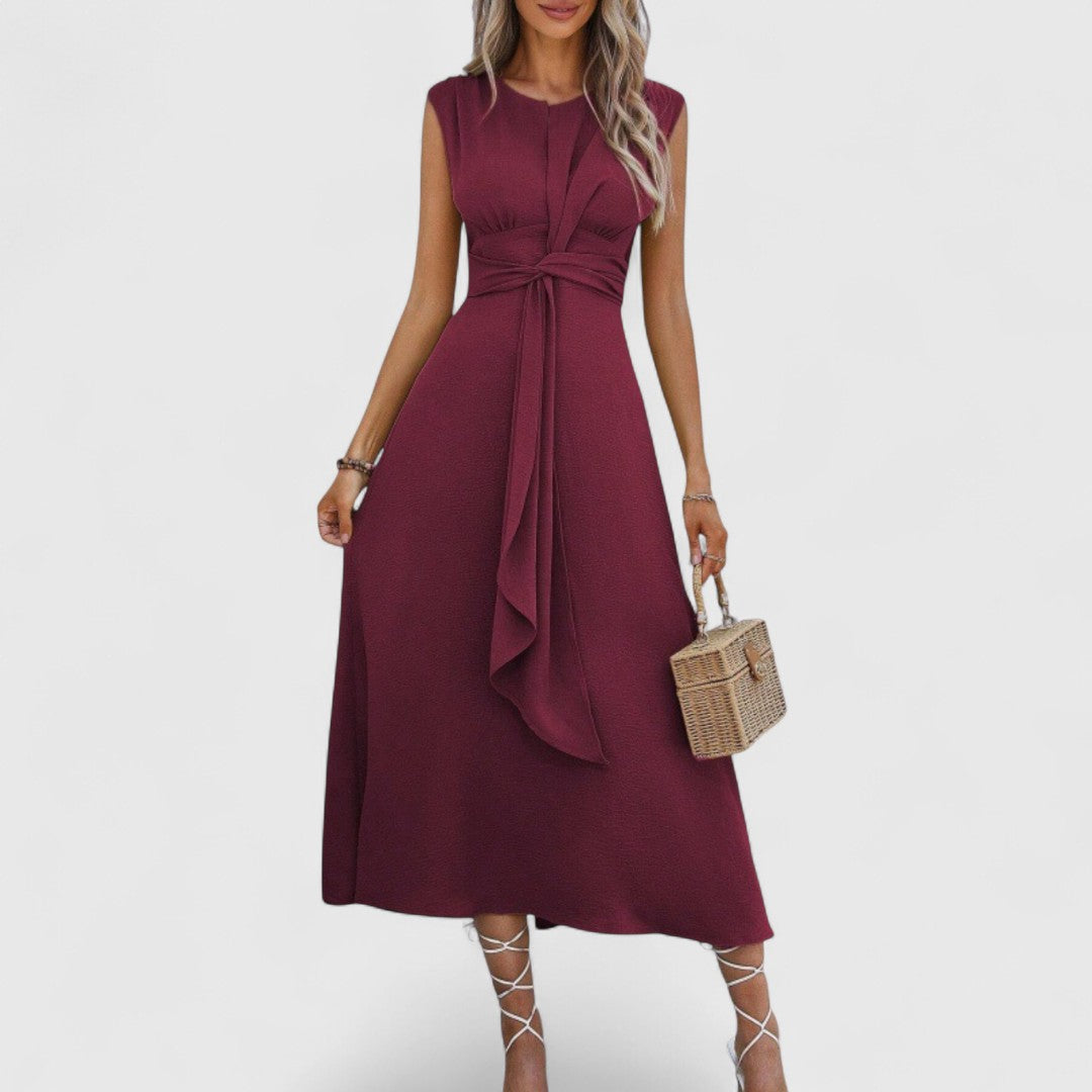 PENELOPA | Rochie maxi vaporoasă fără mâneci