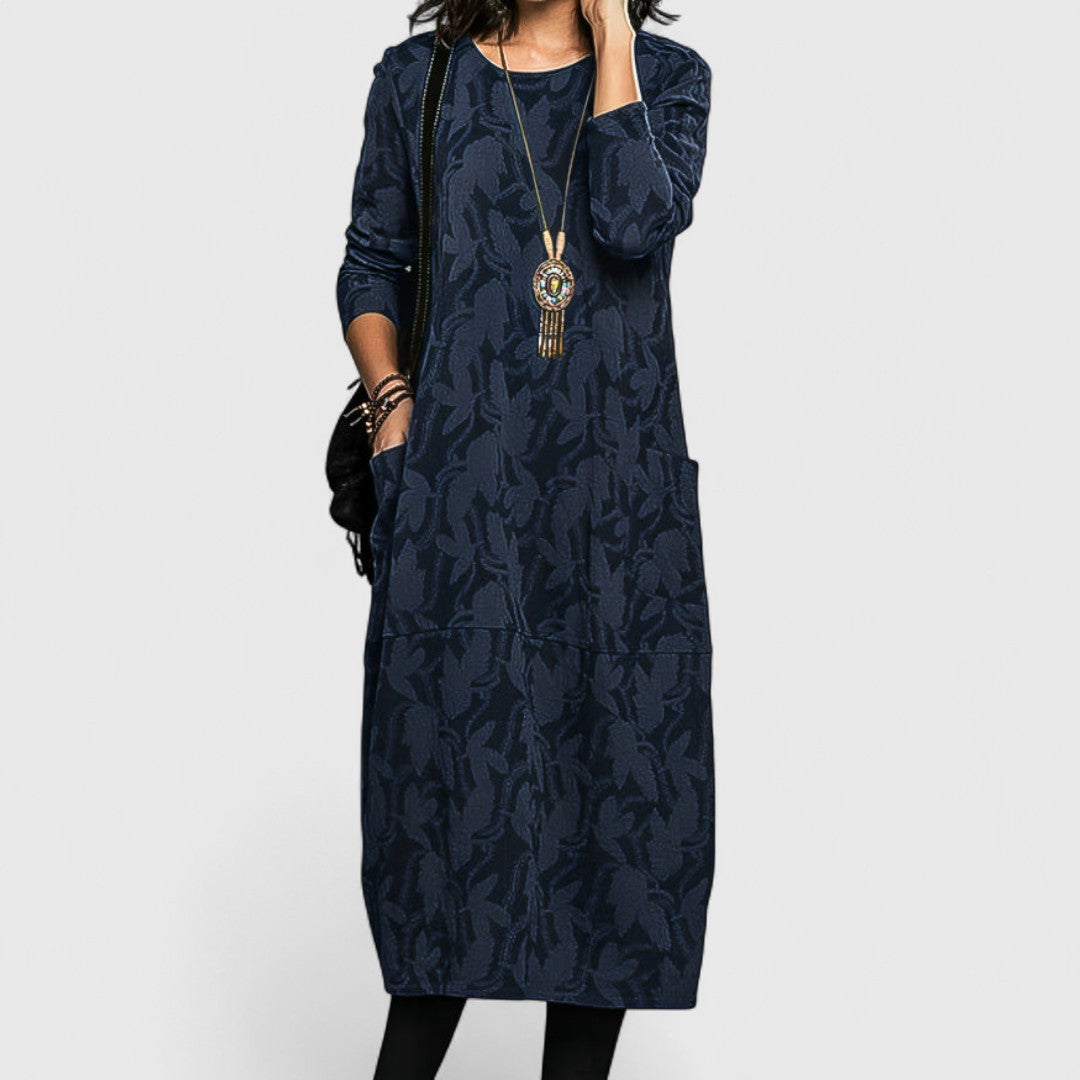 EVELINA | Rochie elegantă cu mâneci lungi