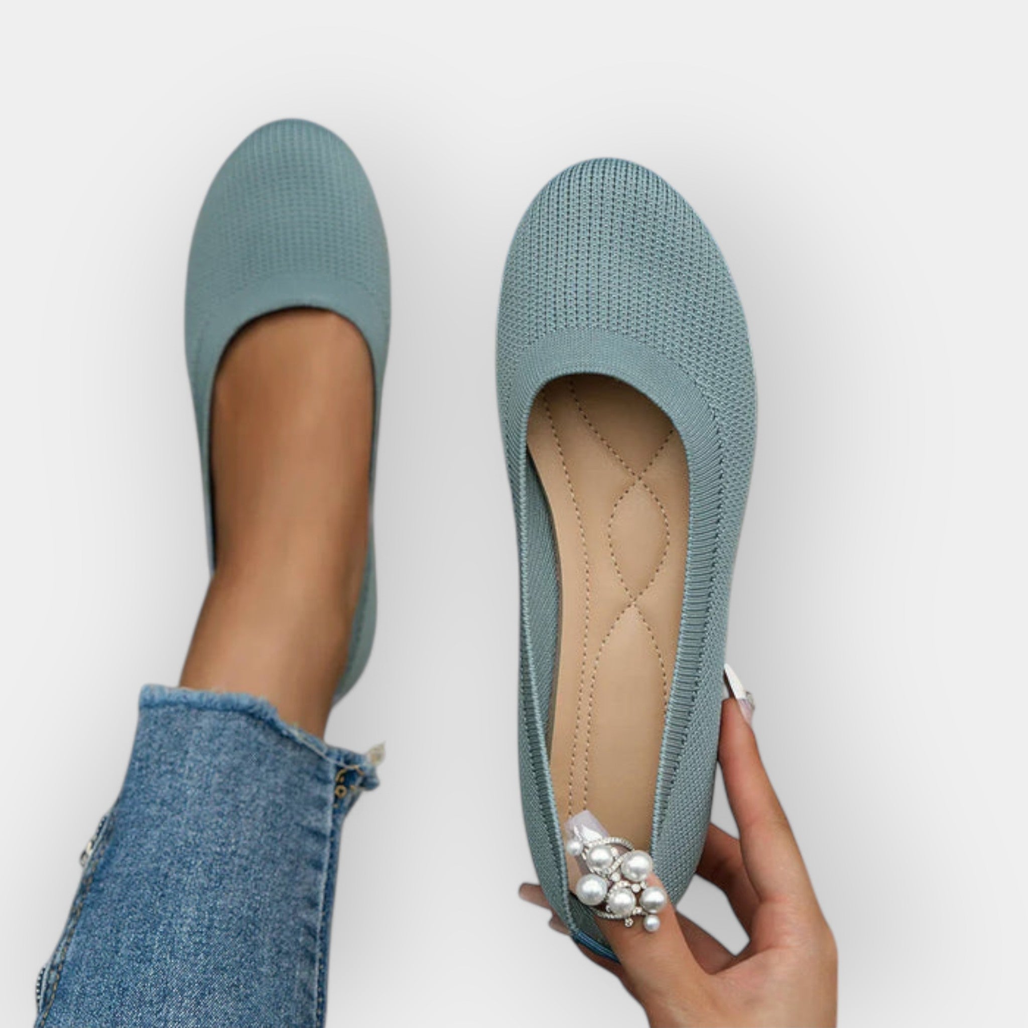 NATALIA | Sandale simple cu talpă ergonomică
