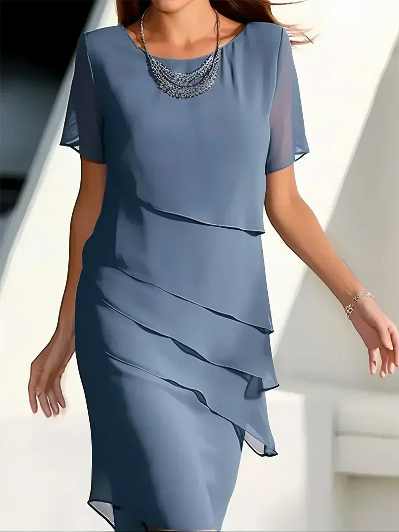 ALINA | Rochie elegantă cu straturi