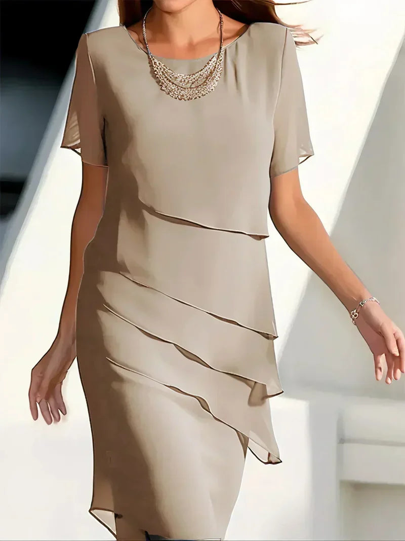 ALINA | Rochie elegantă cu straturi