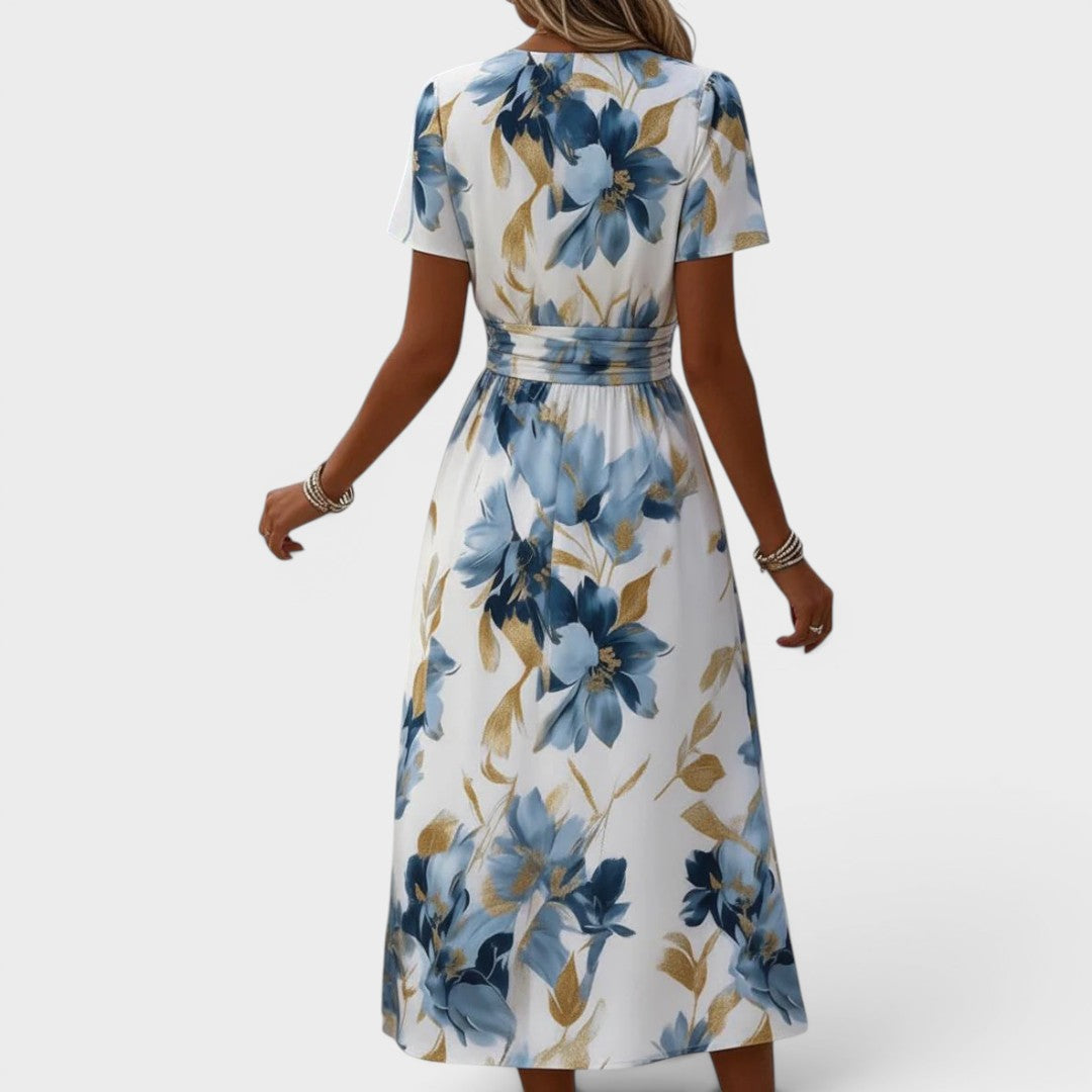 ELARA | Rochie midi cu imprimeu floral