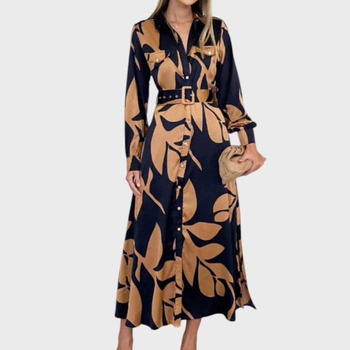LYDIA | Rochie midi cu nasturi