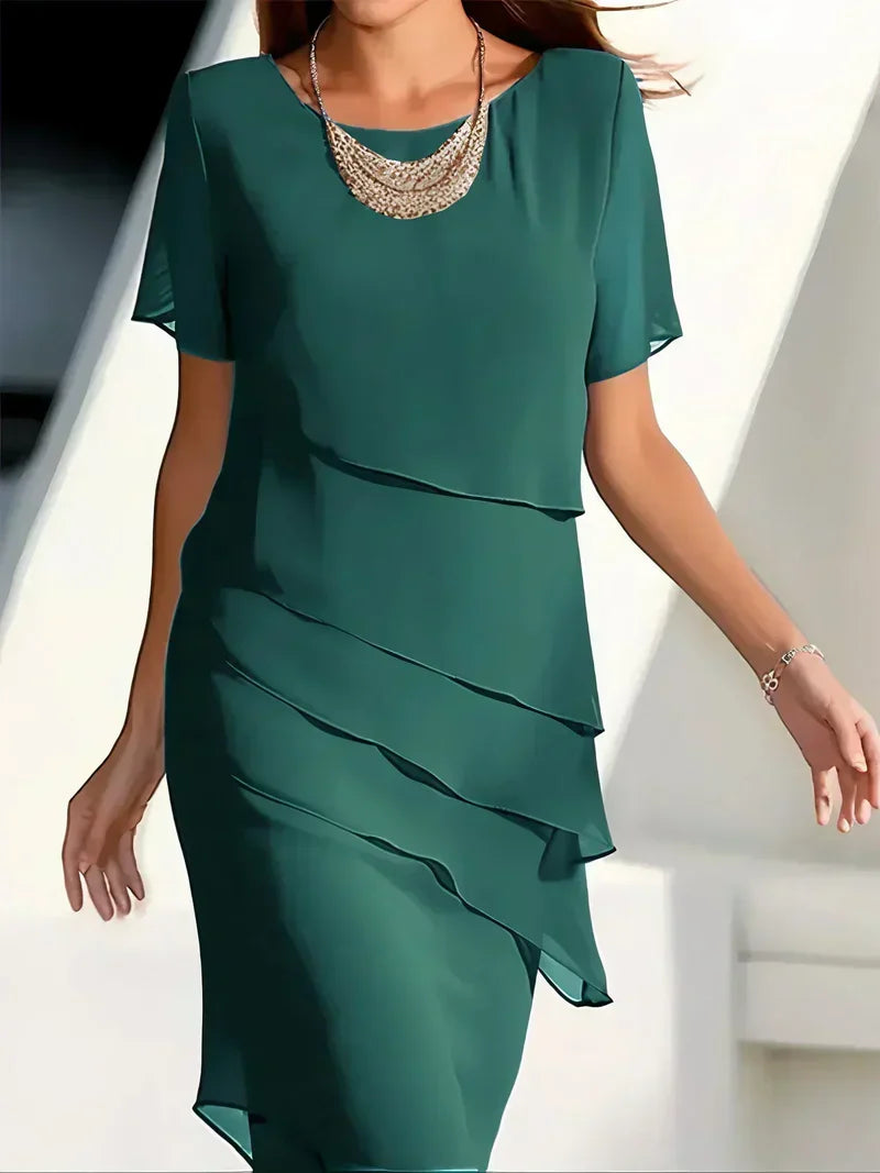 ALINA | Rochie elegantă cu straturi