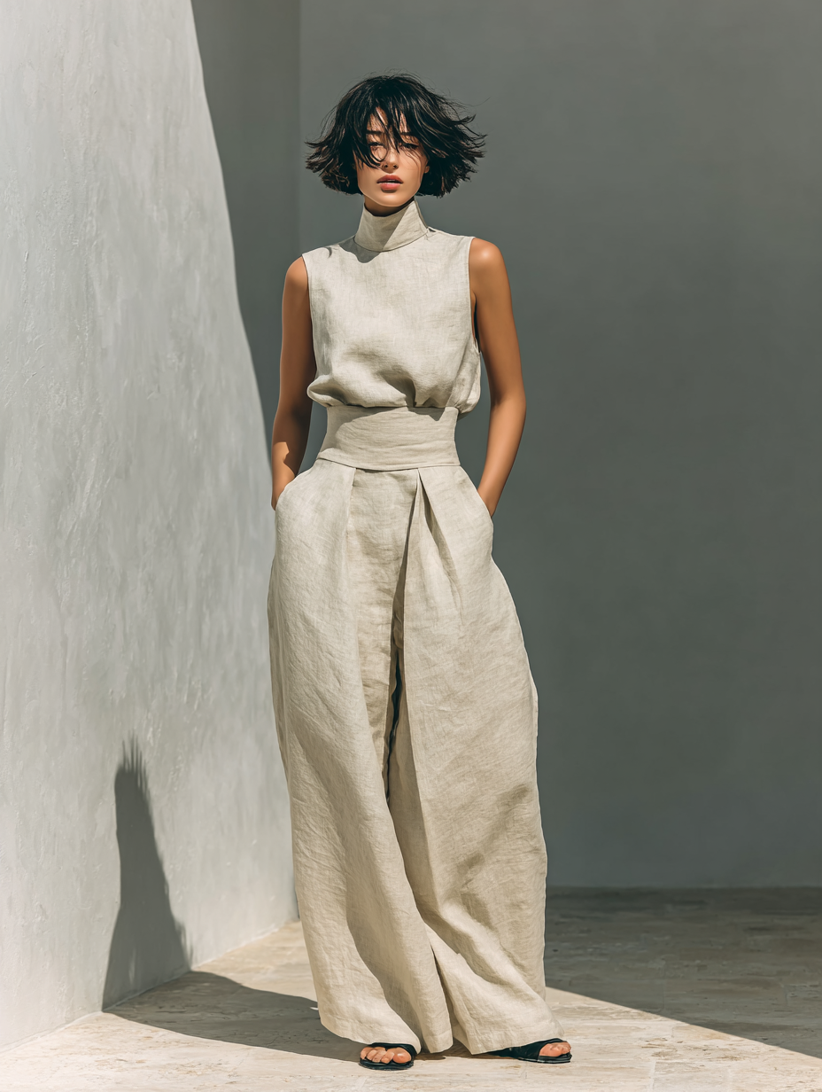 LILIANA | Compleu cu pantaloni largi
