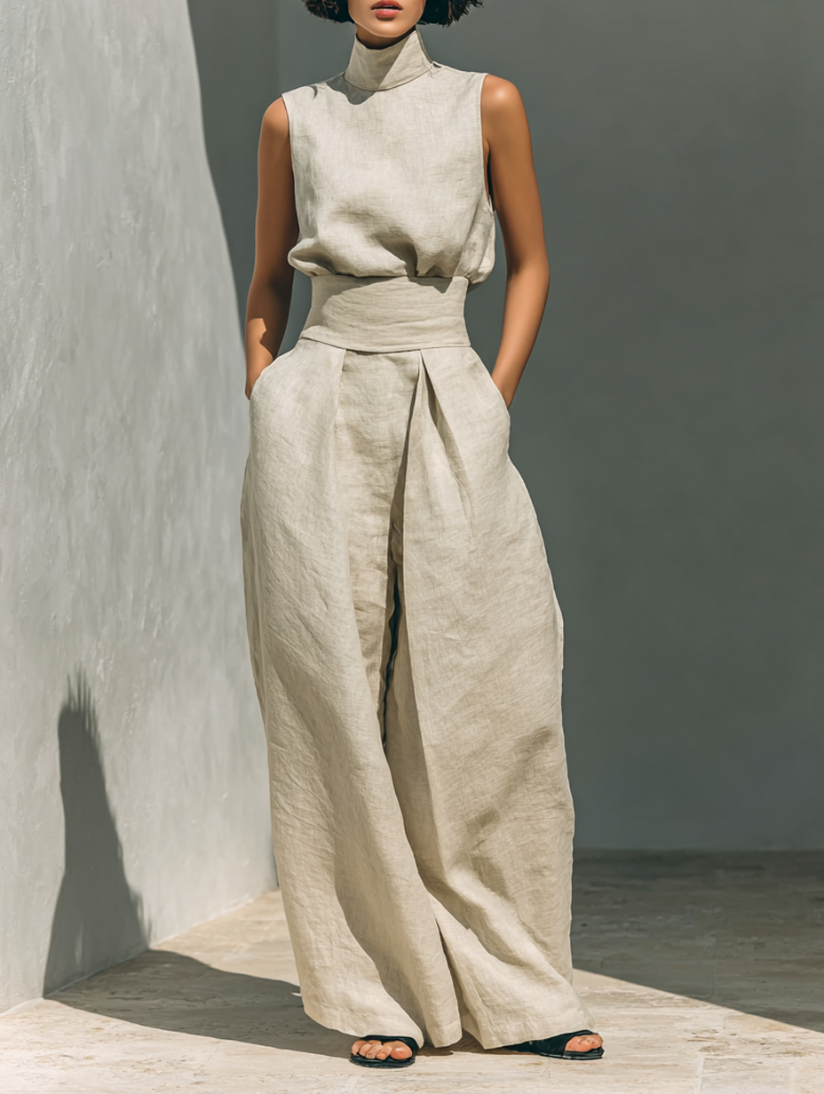 LILIANA | Compleu cu pantaloni largi