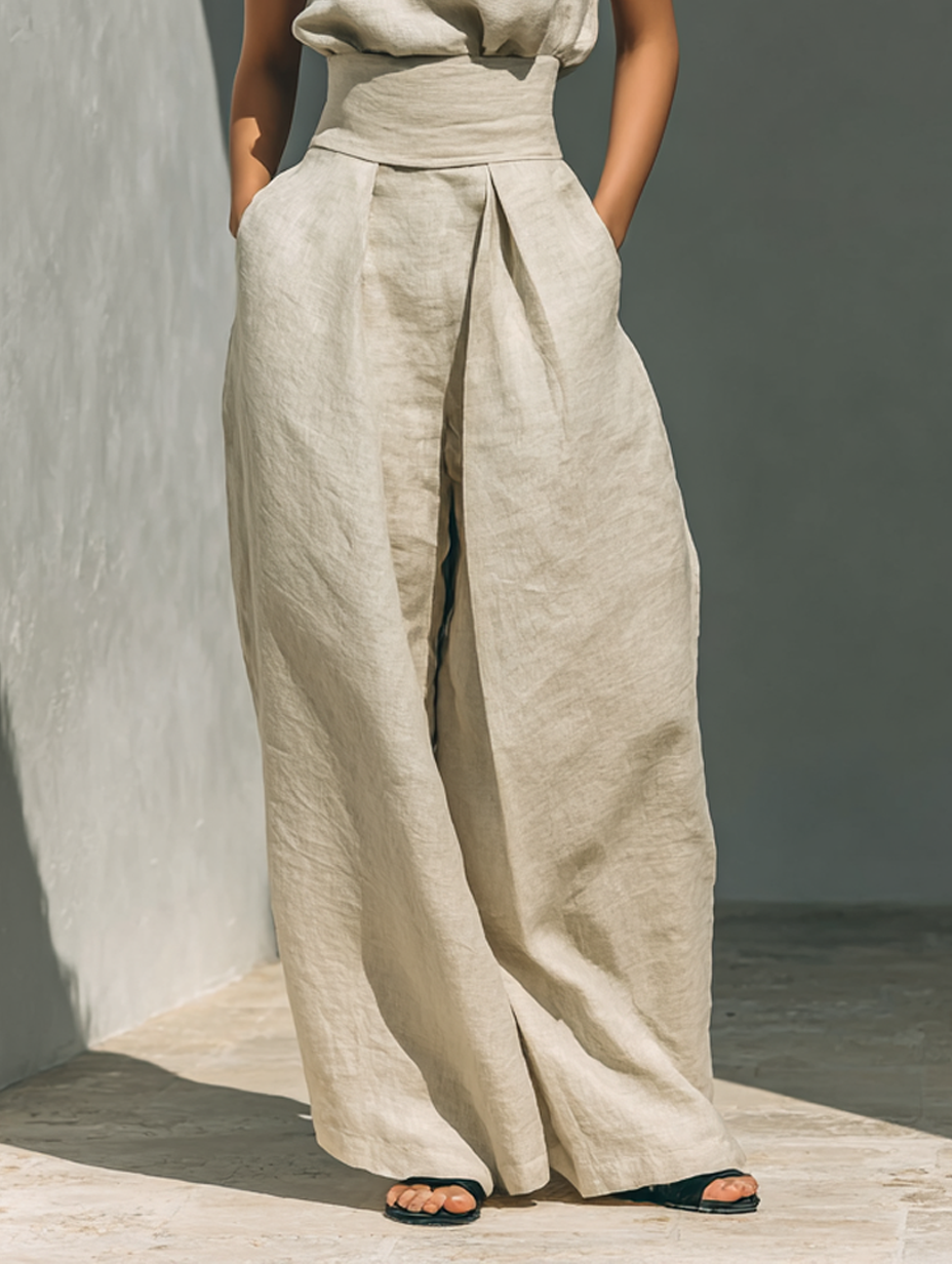 LILIANA | Compleu cu pantaloni largi