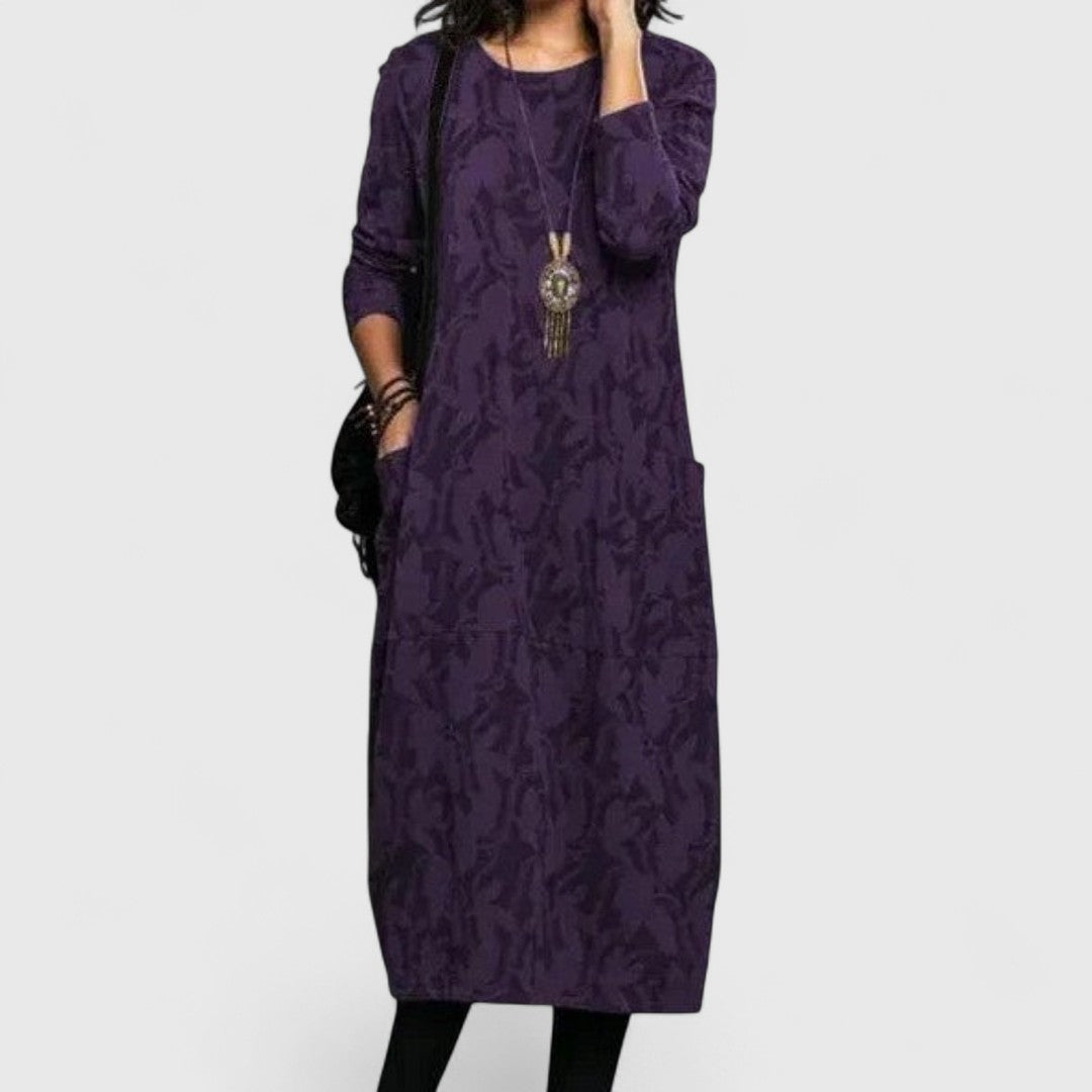 EVELINA | Rochie elegantă cu mâneci lungi
