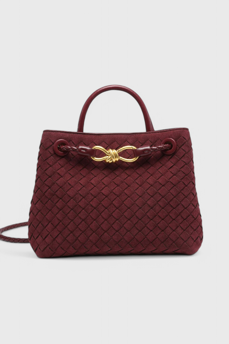 TARA | Geantă din suede structurată