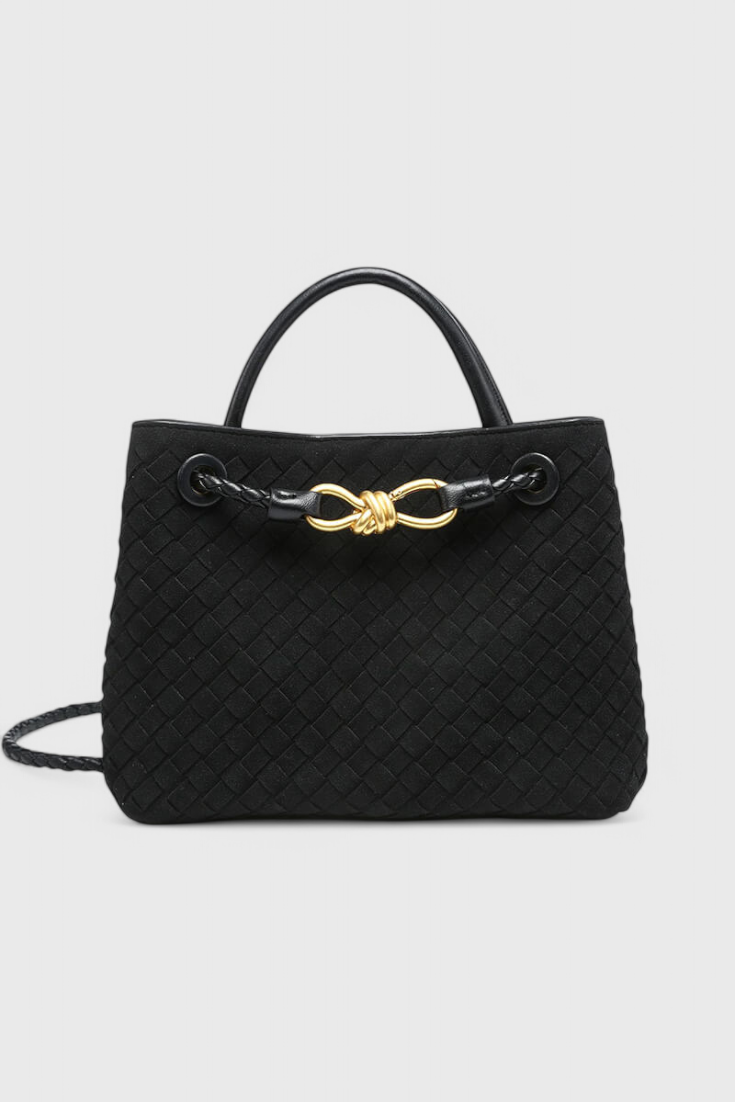 TARA | Geantă din suede structurată