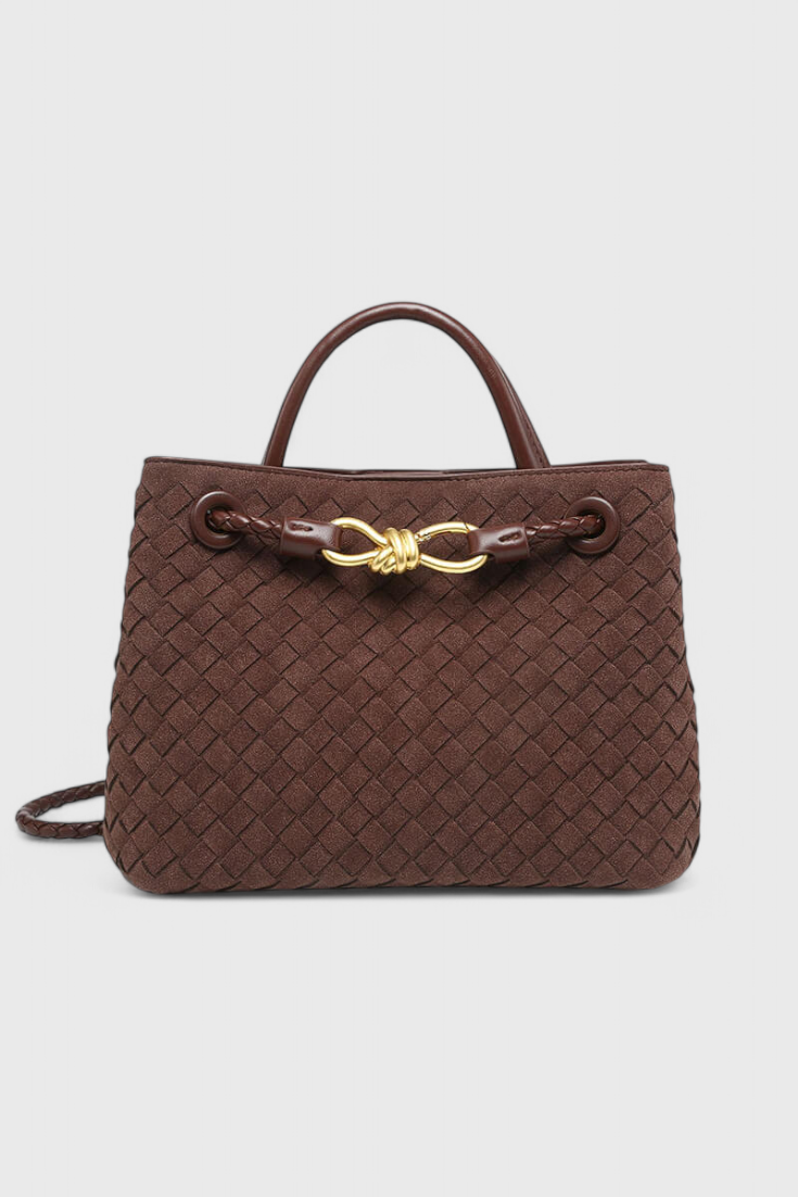 TARA | Geantă din suede structurată
