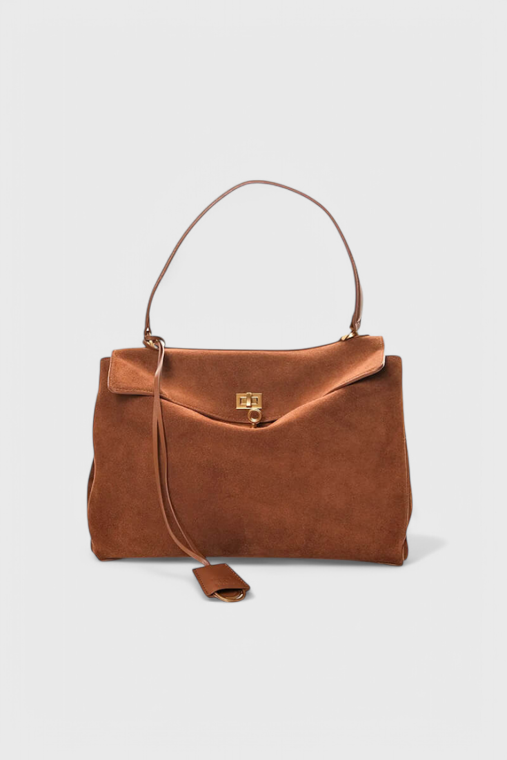 CRISTINA | Geantă de umăr din suede