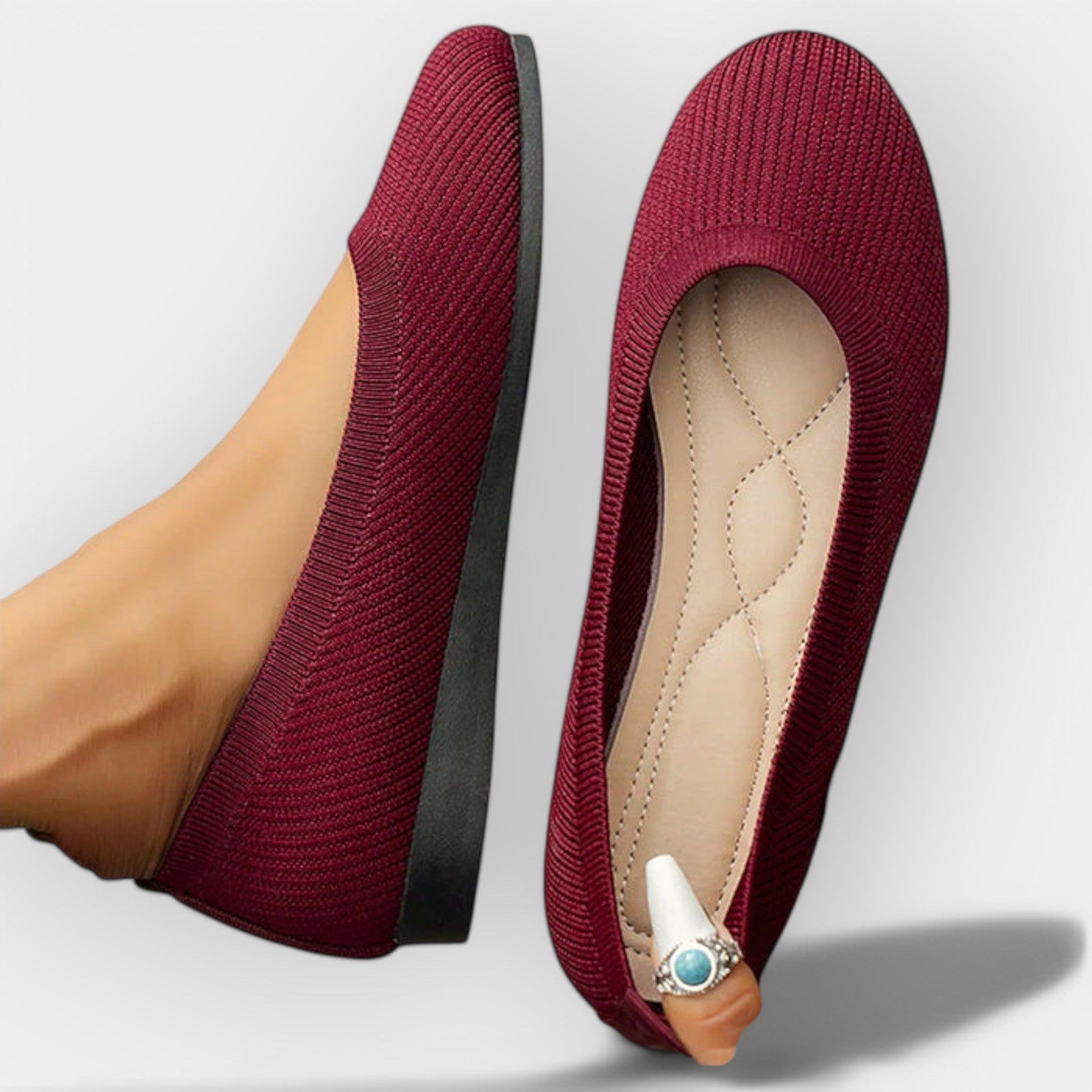 NATALIA | Sandale simple cu talpă ergonomică