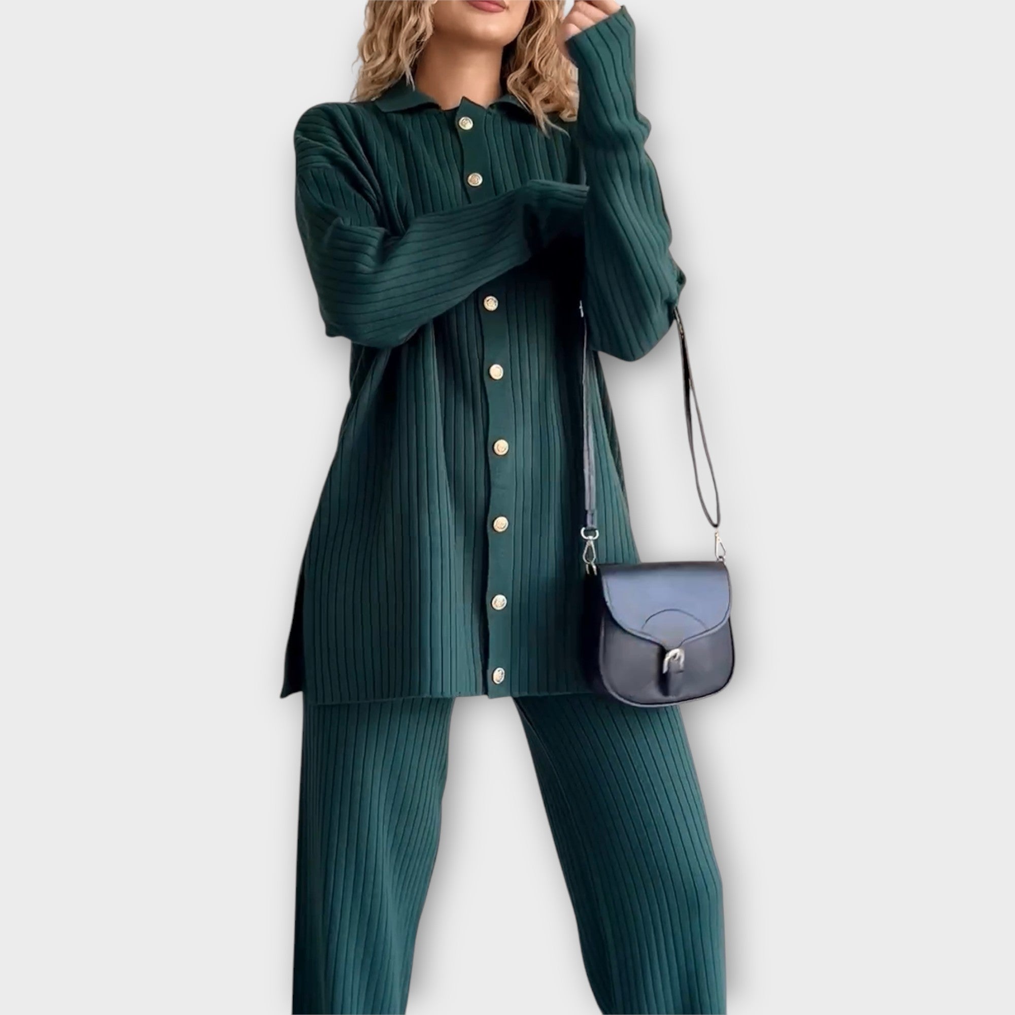 PAULA | Set cu detalii rib