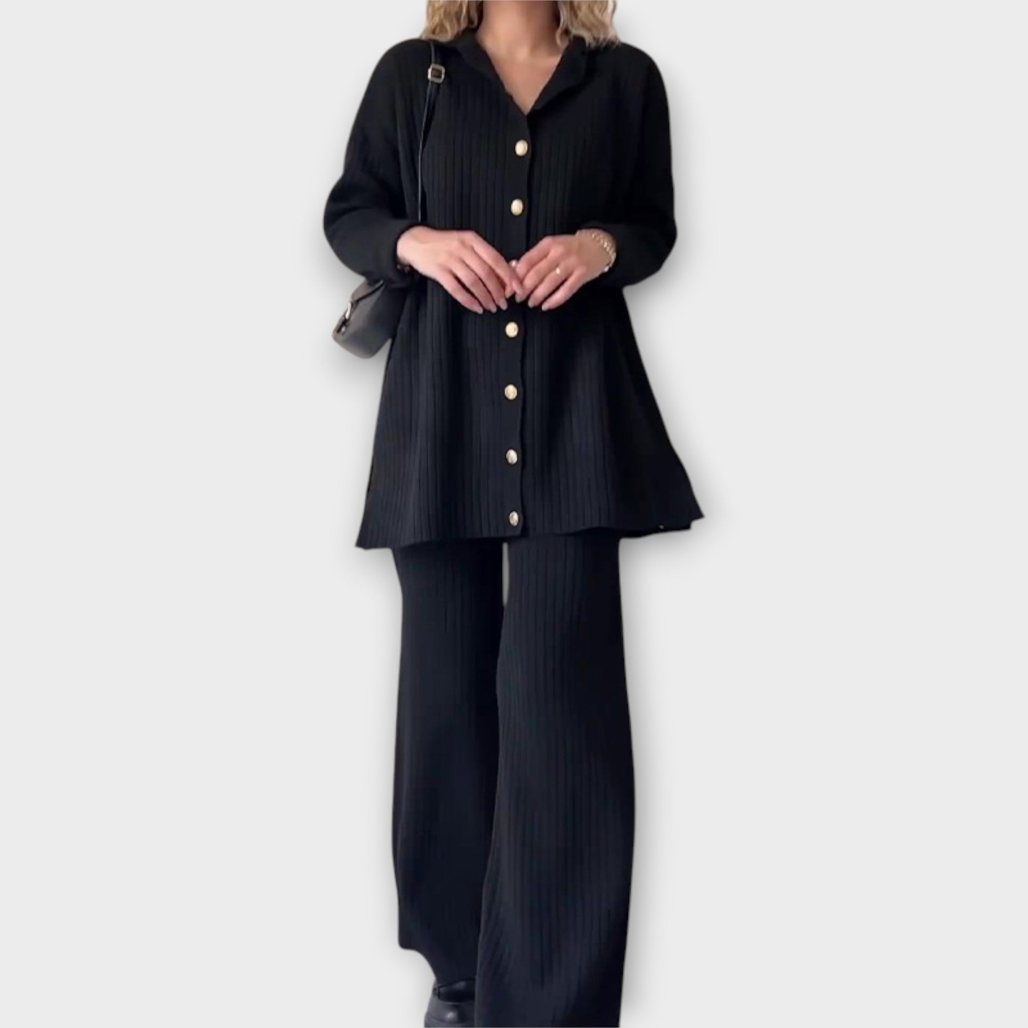 PAULA | Set cu detalii rib