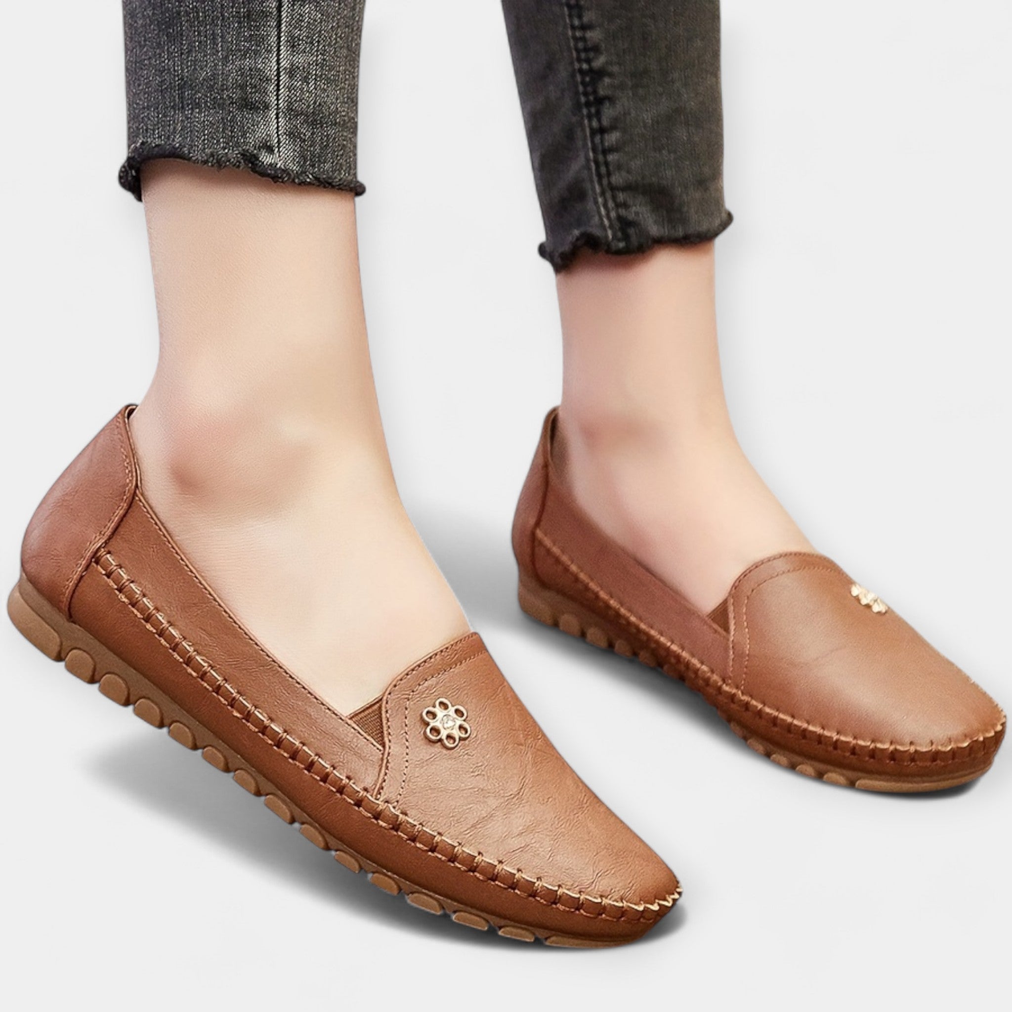 CRISTINA | Pantofi slip-on cu talpă moale