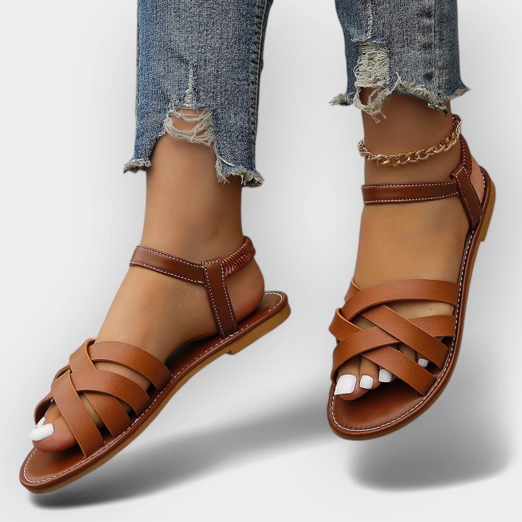 MARA | Sandale handmade cu bretele