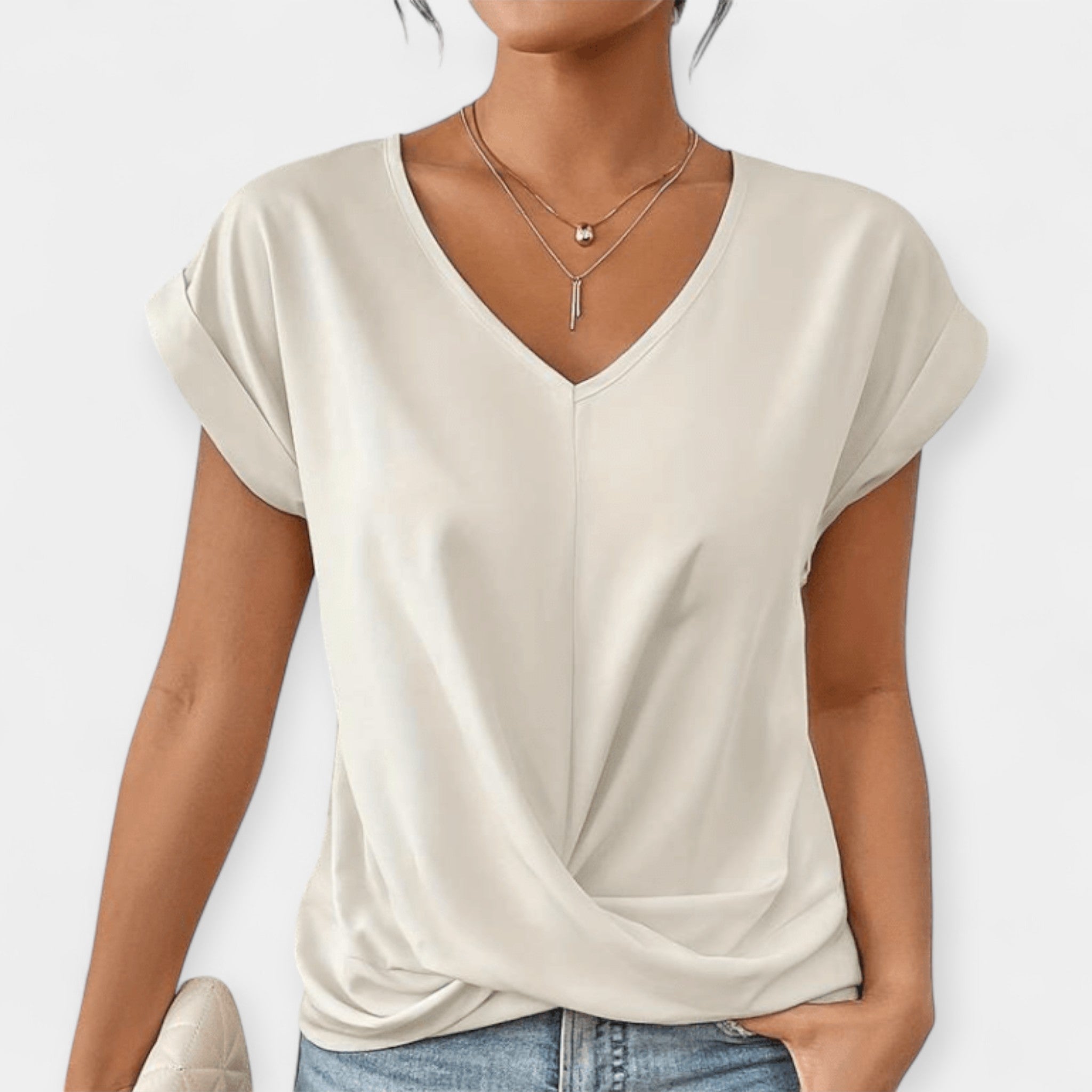 LORENA | Bluză cu decolteu în V