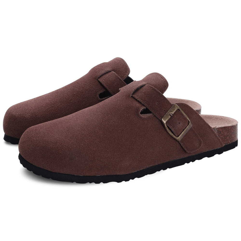 LUKIA | Sandale anatomice din piele întoarsă