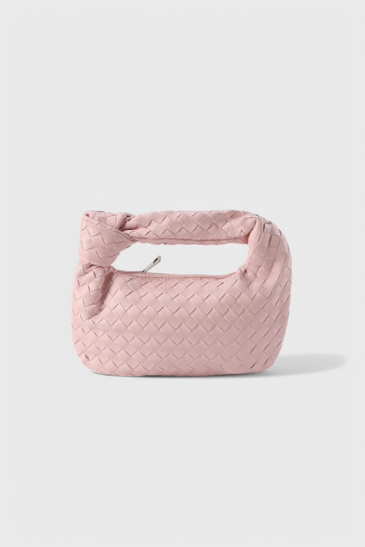 SIMONA | Geantă satchel împletită mini